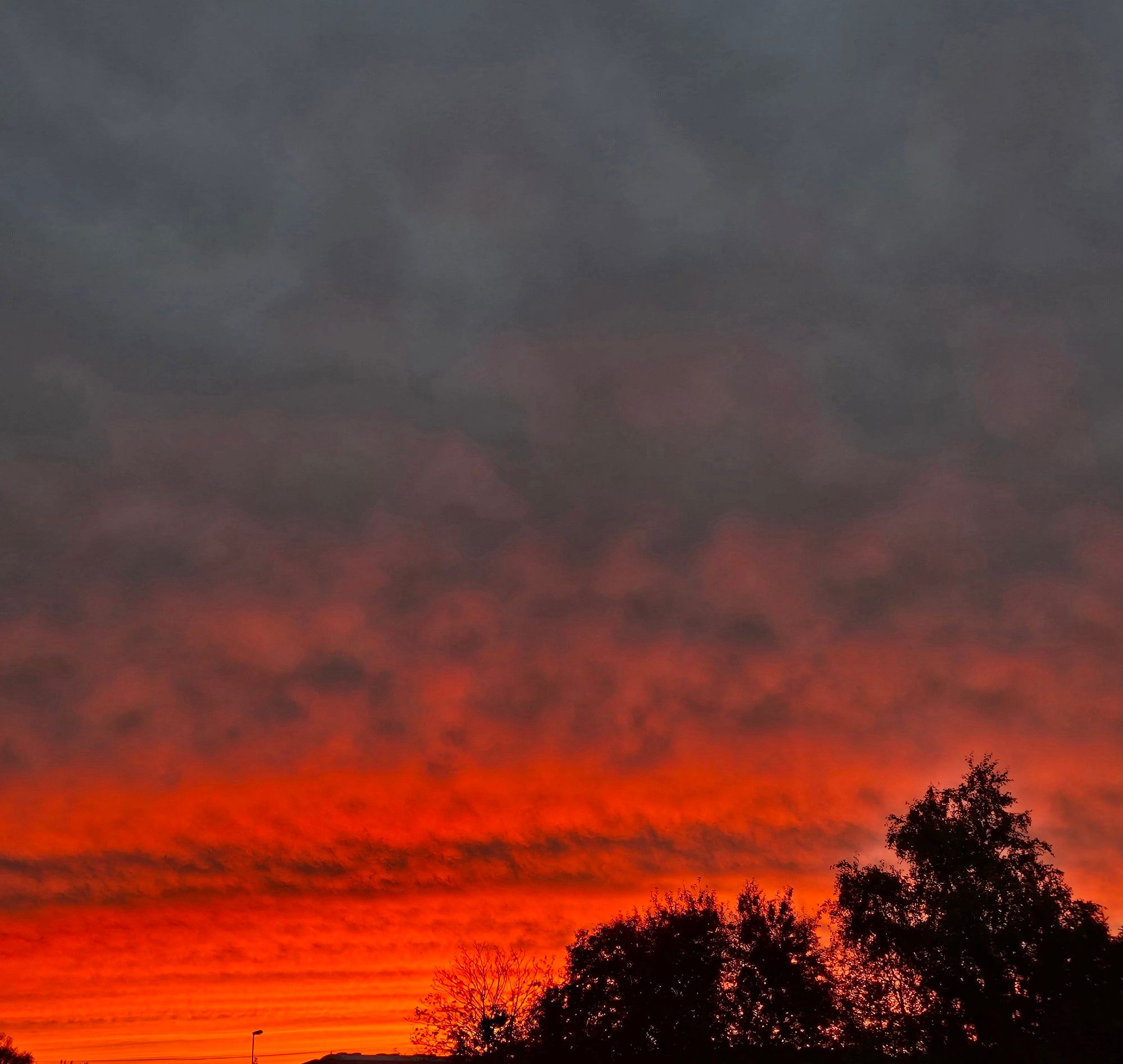 Wolken  im Sonnenuntergang