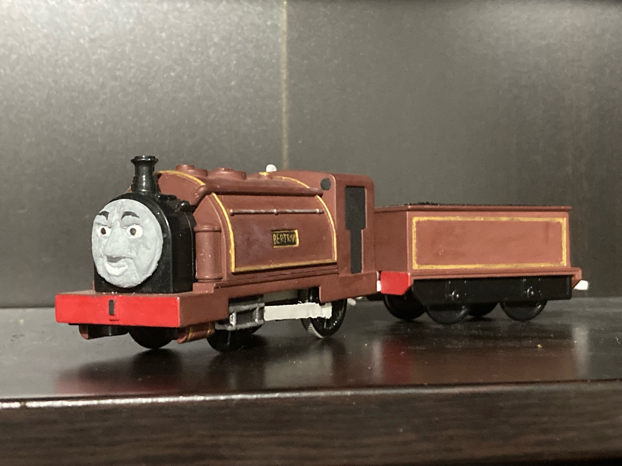 Side view of Bertram