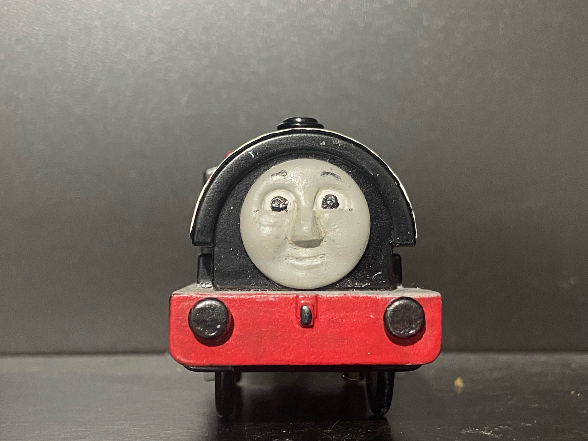 Pug from The Railway Series book “The Eight Famous Engines” as a TOMY toy train.