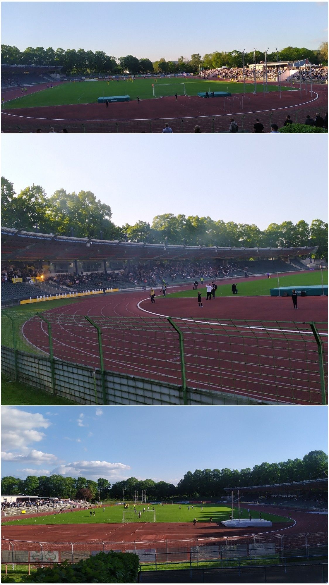 Blick in das Jahnstadion Göttingen