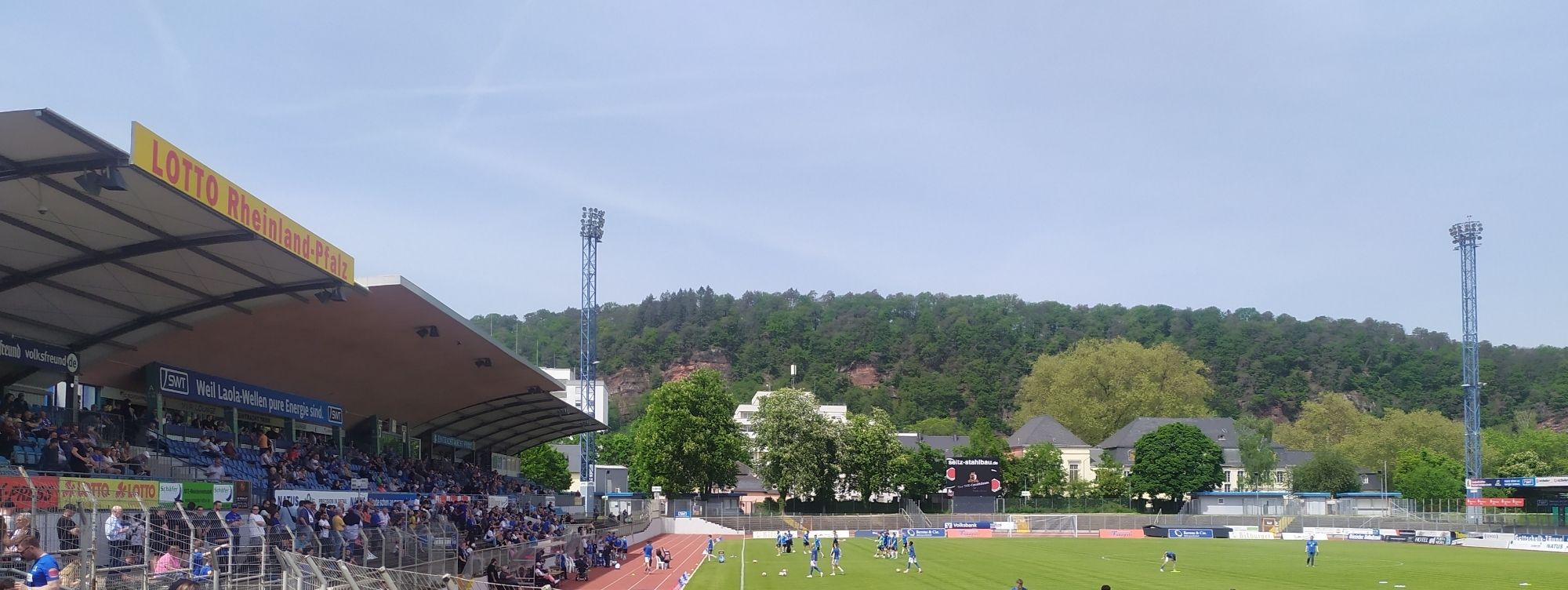 Blick in das Moselstadion Trier