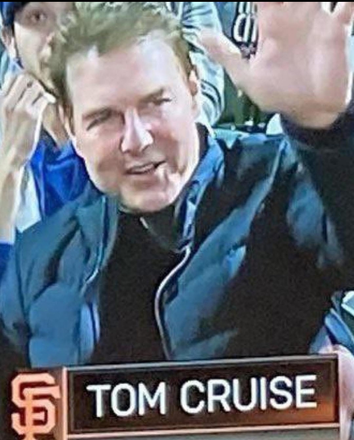Tom cruise looking an awful lot like norm McDonald 
