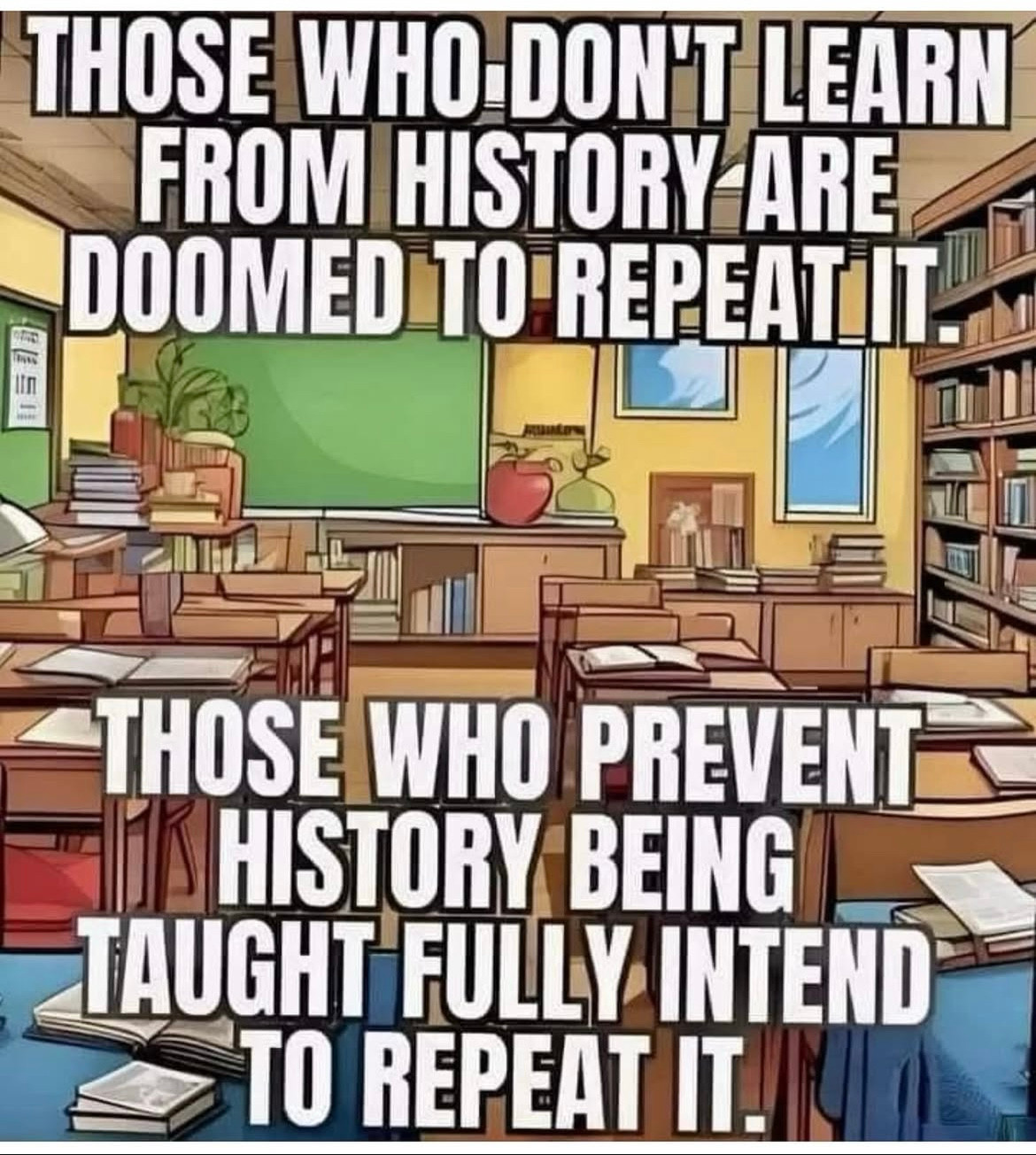 They intend to repeat history. 
