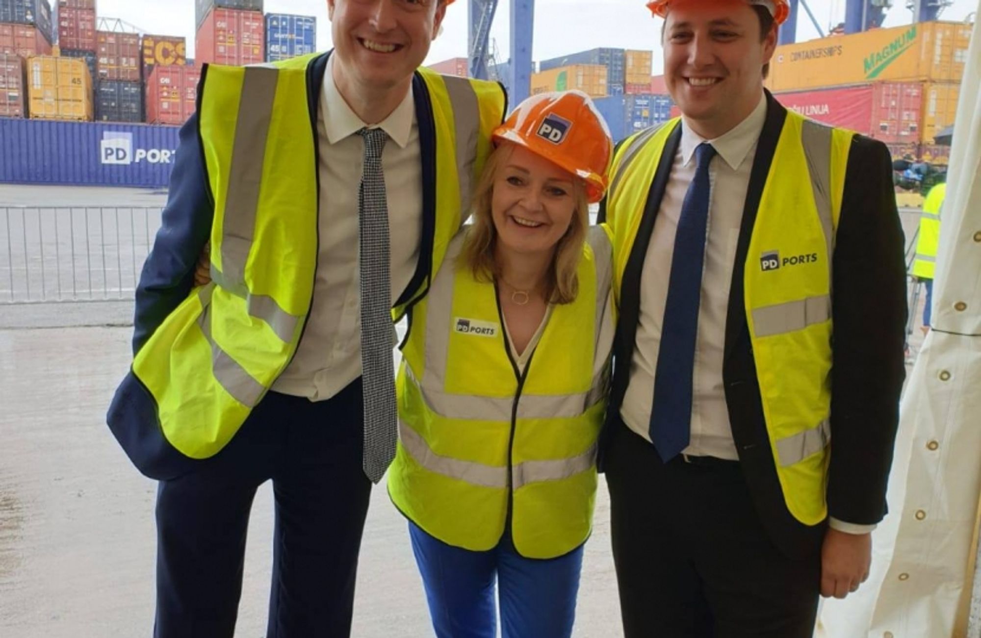 Simon Clarke, Liz Truss and Ben Houchen.

A #DisasTruss combination