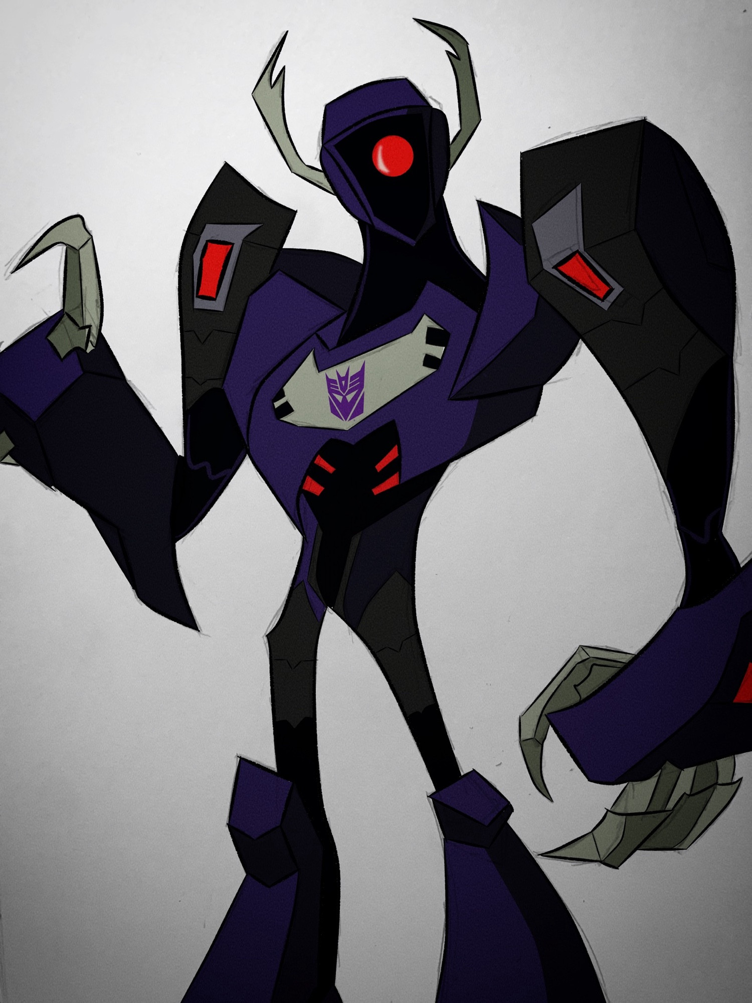 Sketched Version of Transformers Animated Shockwave