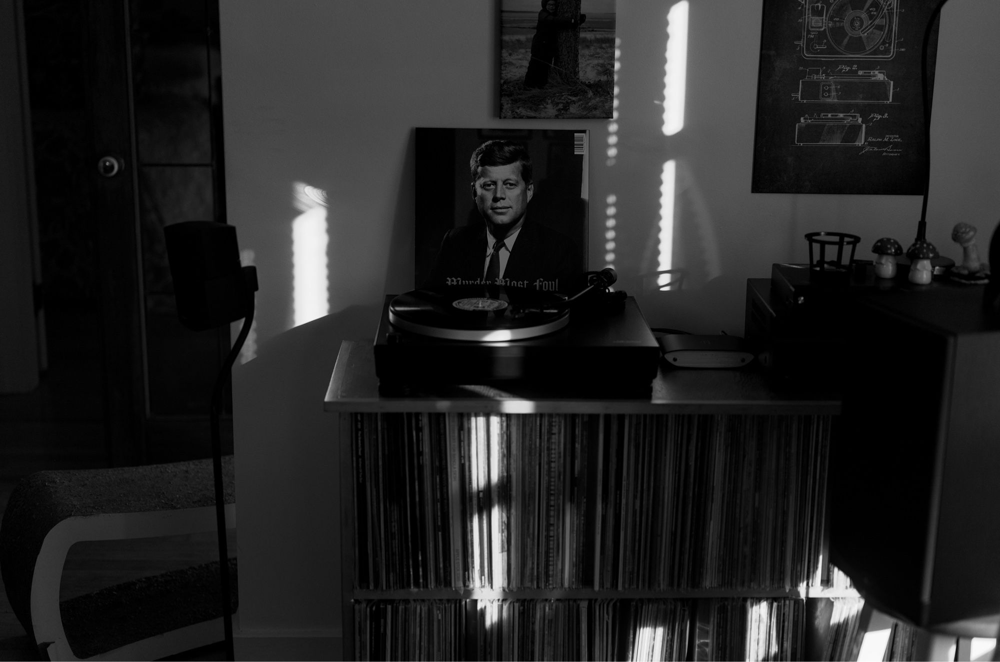 JFK is on the turntable.

Bob Dylan - Rough And Rowdy Ways (2020)