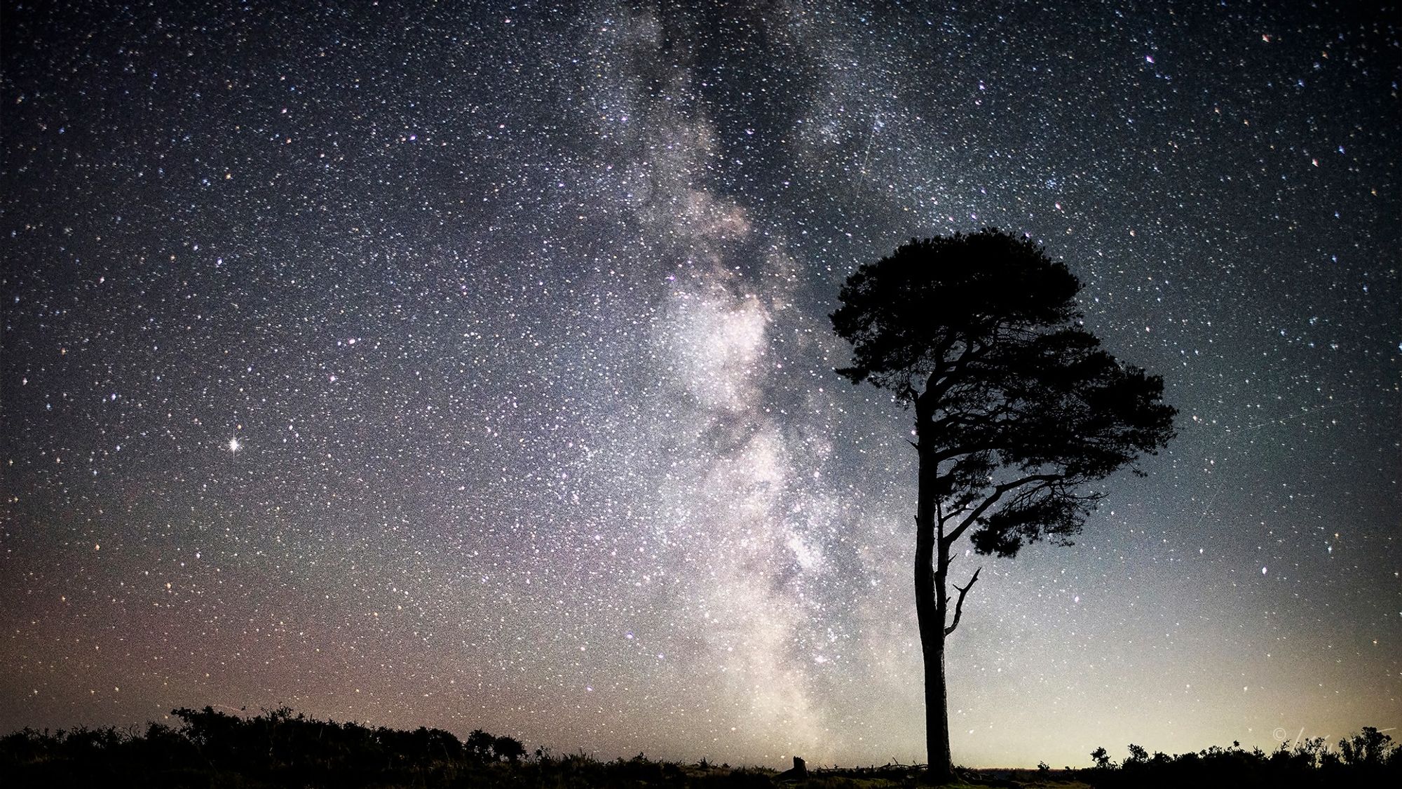 Milky Way on Dartmoor Powdermills, by Will Tudor of Thorn Valley Studios