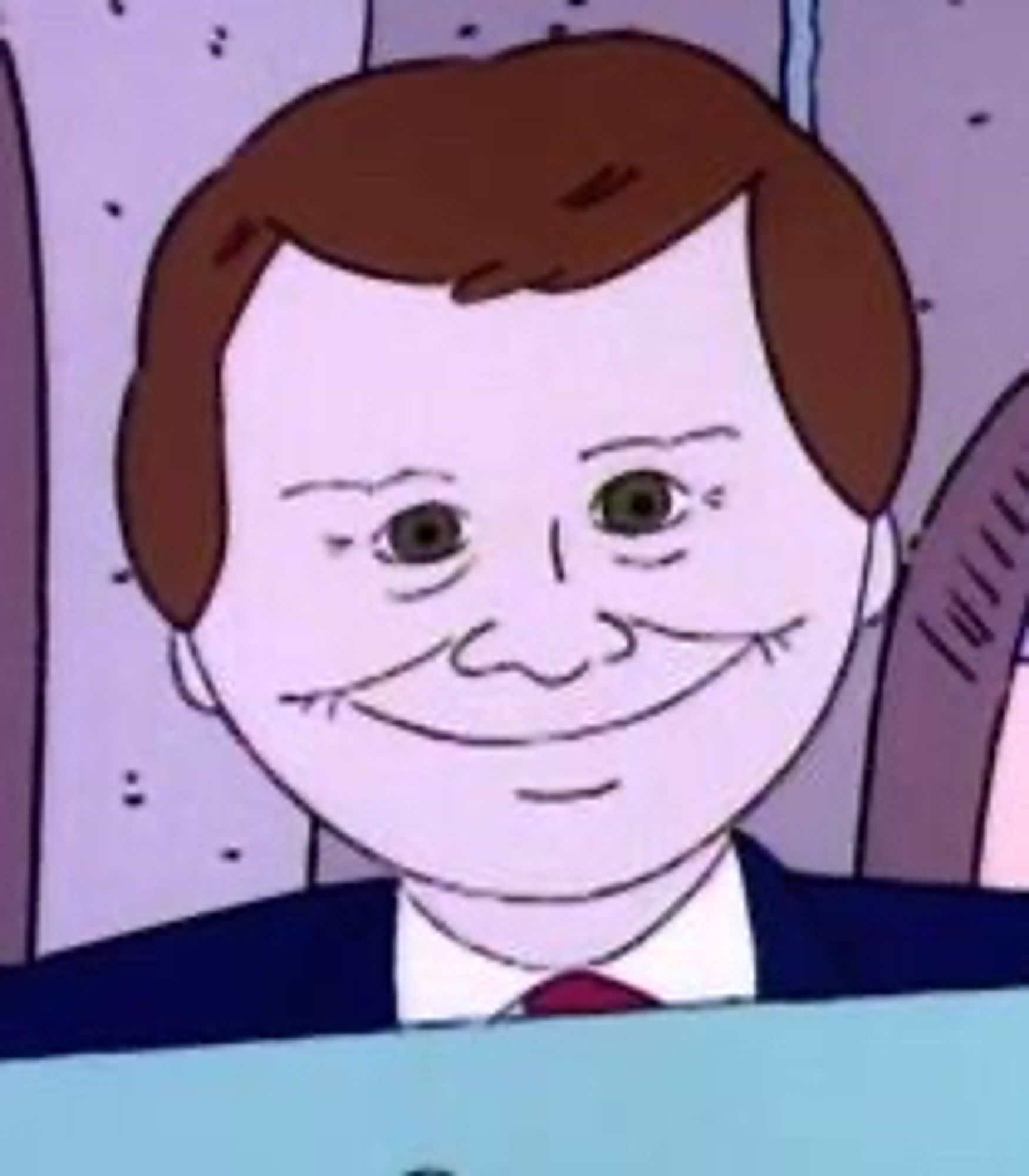 Rugrats version of Pat Sajak who also resembles JD Vance sans beard and eyeliner