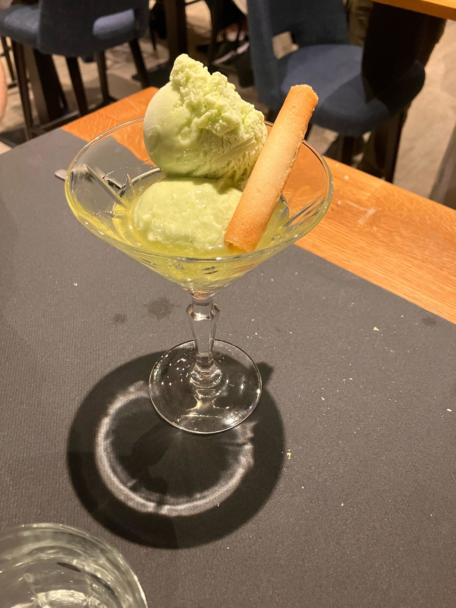 Chartreuse ice cream!