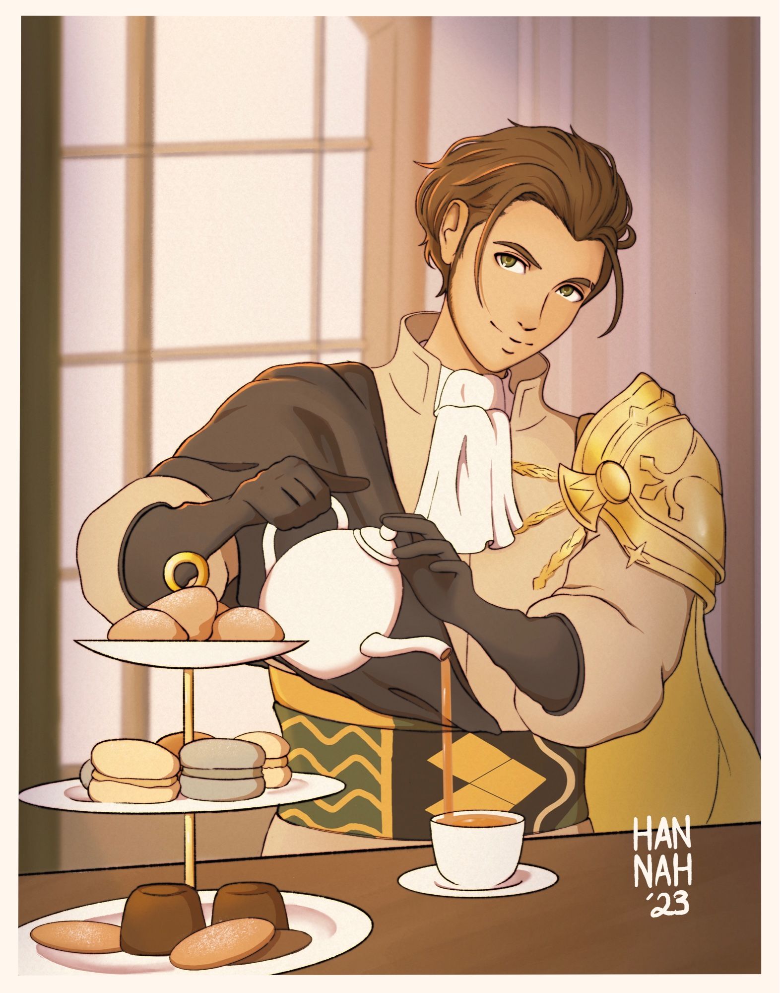 Drawing of Claude from Fire Emblem Three Houses