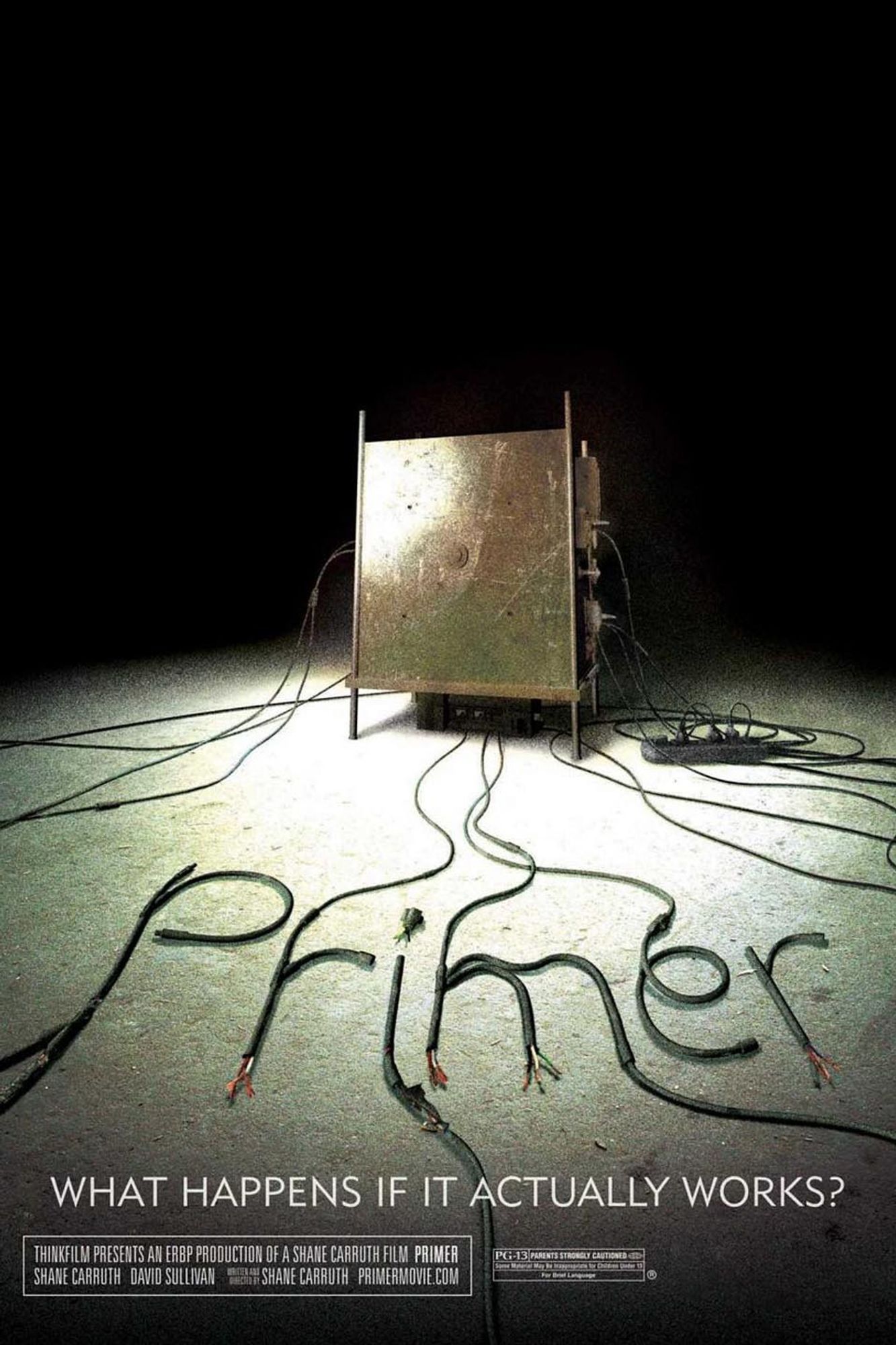 Movie poster for 2004 movie Primer.