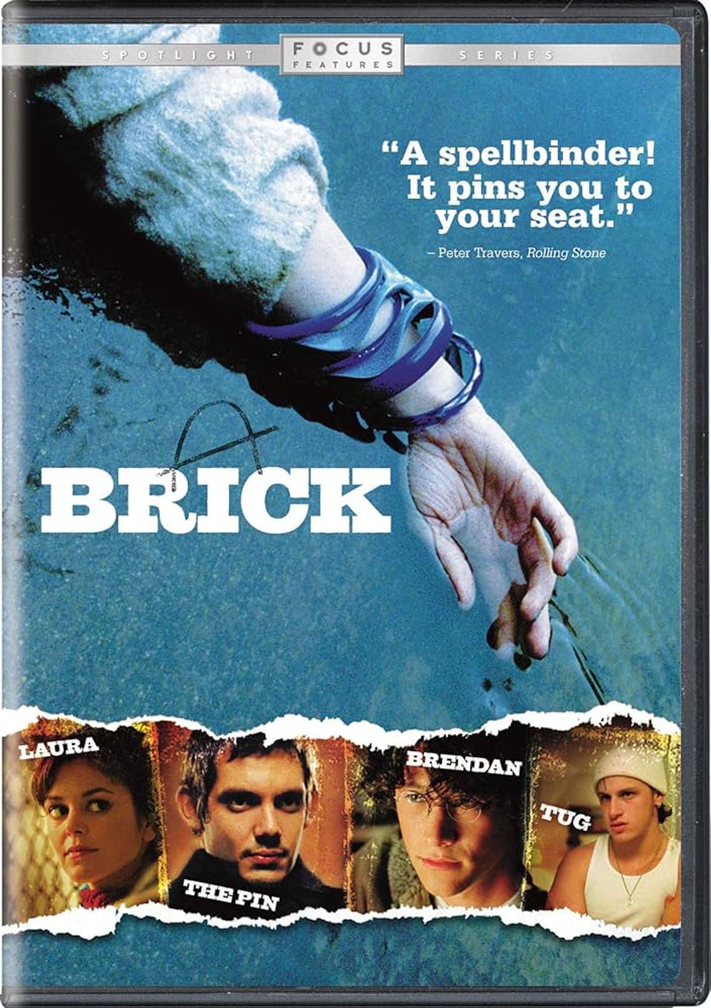 DVD cover for the movie Brick.