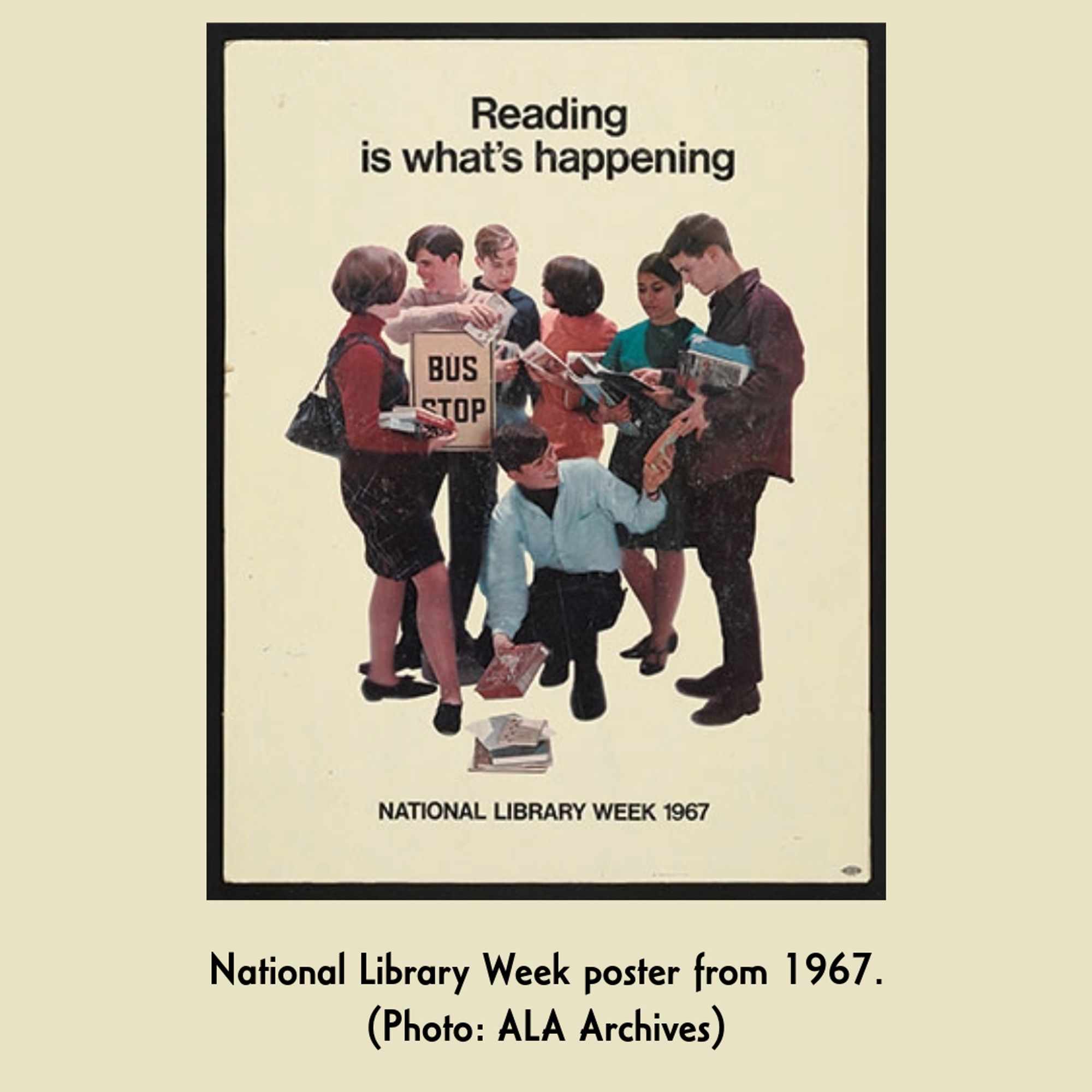 library week poster from 1967