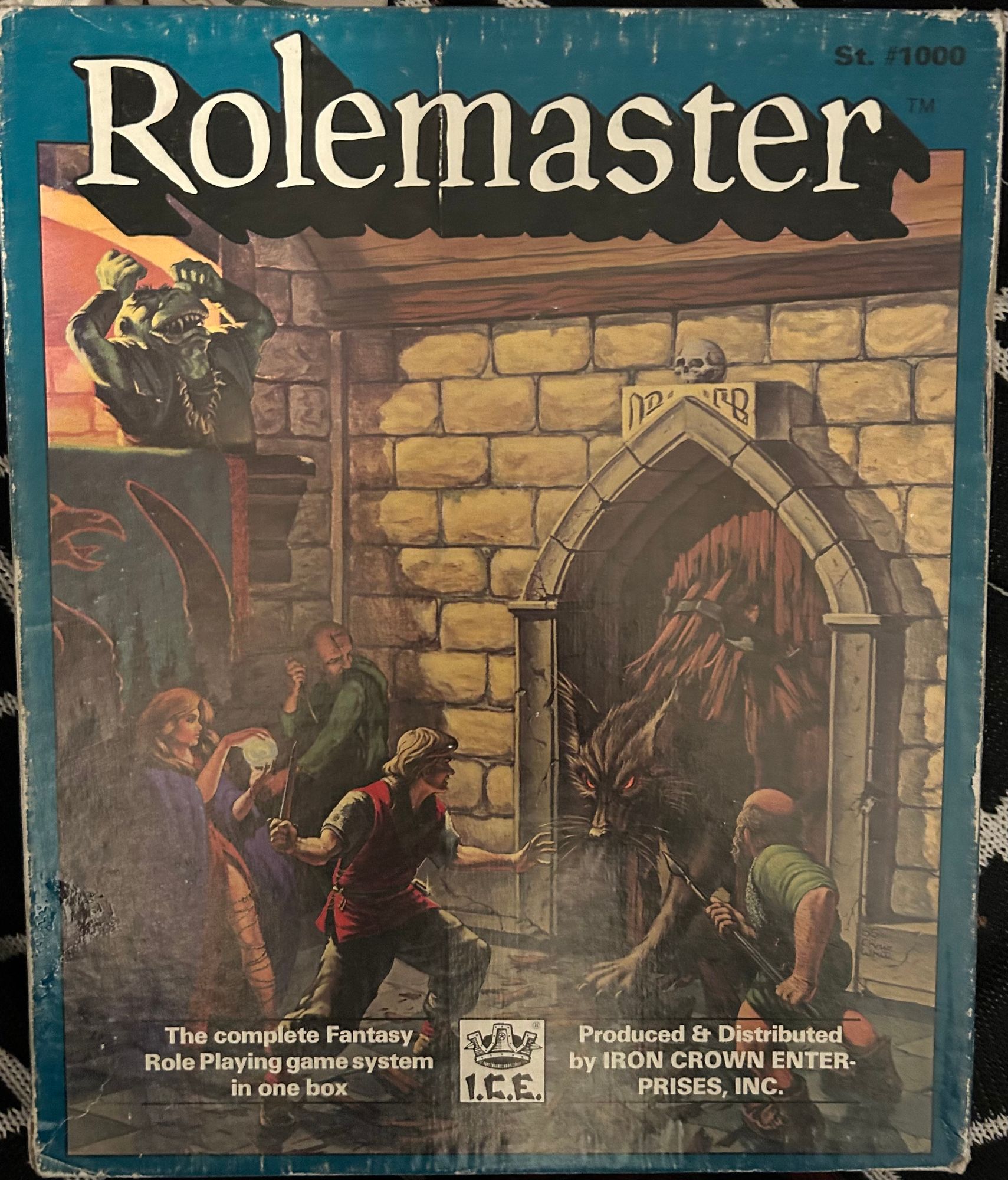 photo of the Rolemaster second edition boxed set.