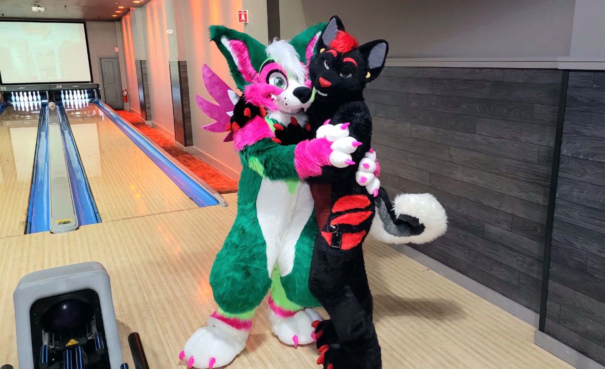 Drax and Melon at Furbowl Poughkeepsie.