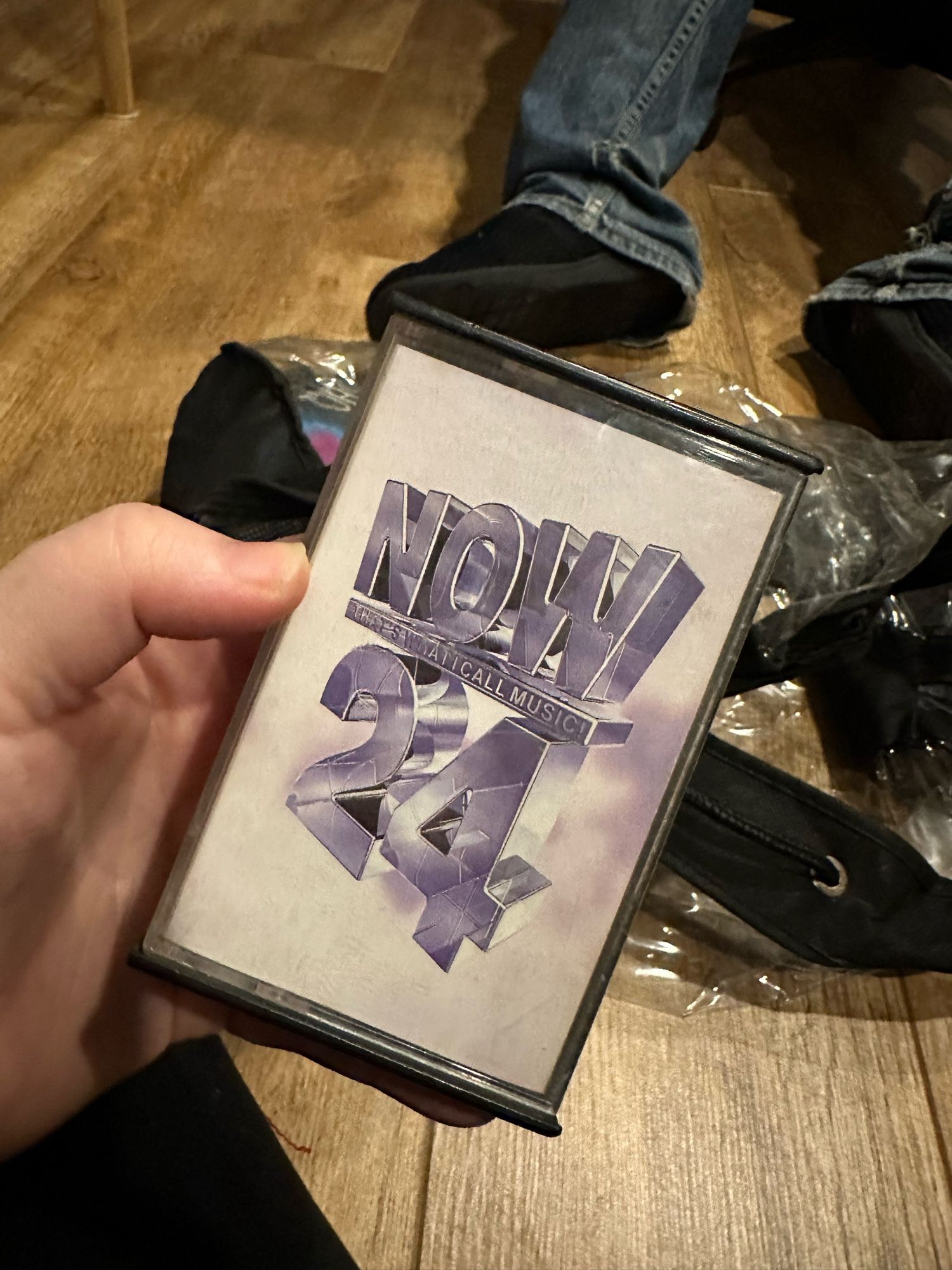 A cassette box with Now That’s What I Call Music 24 on it