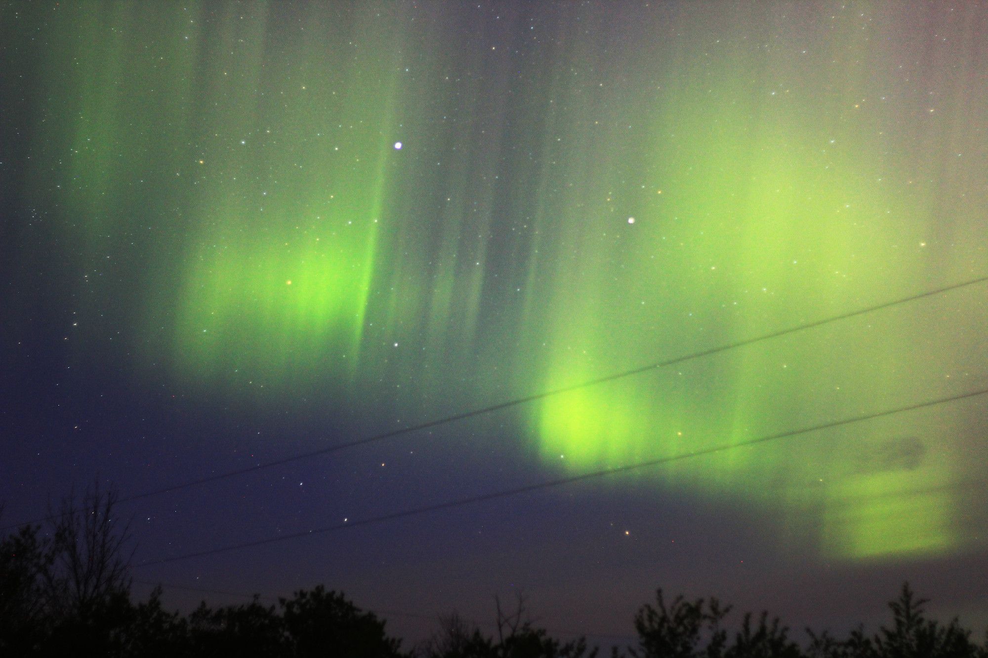 Aurora borealis from the intense show on May 10