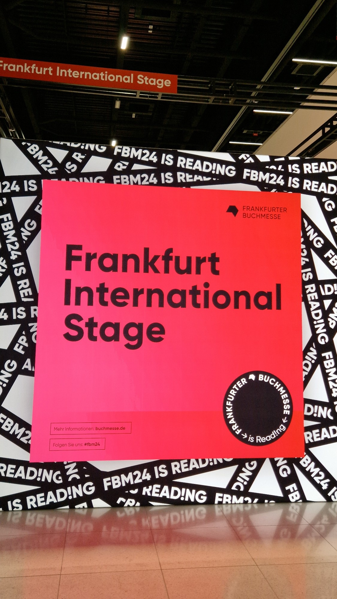 Cartel de presentación del 'Frankfurt International Stage'