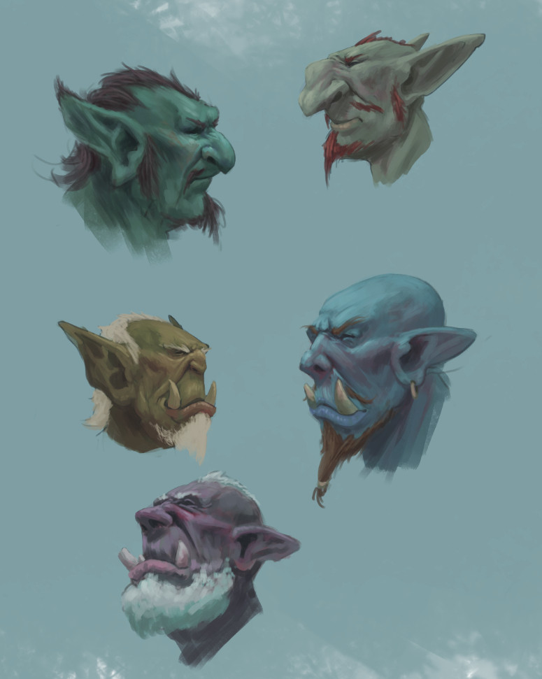 Goblin heads