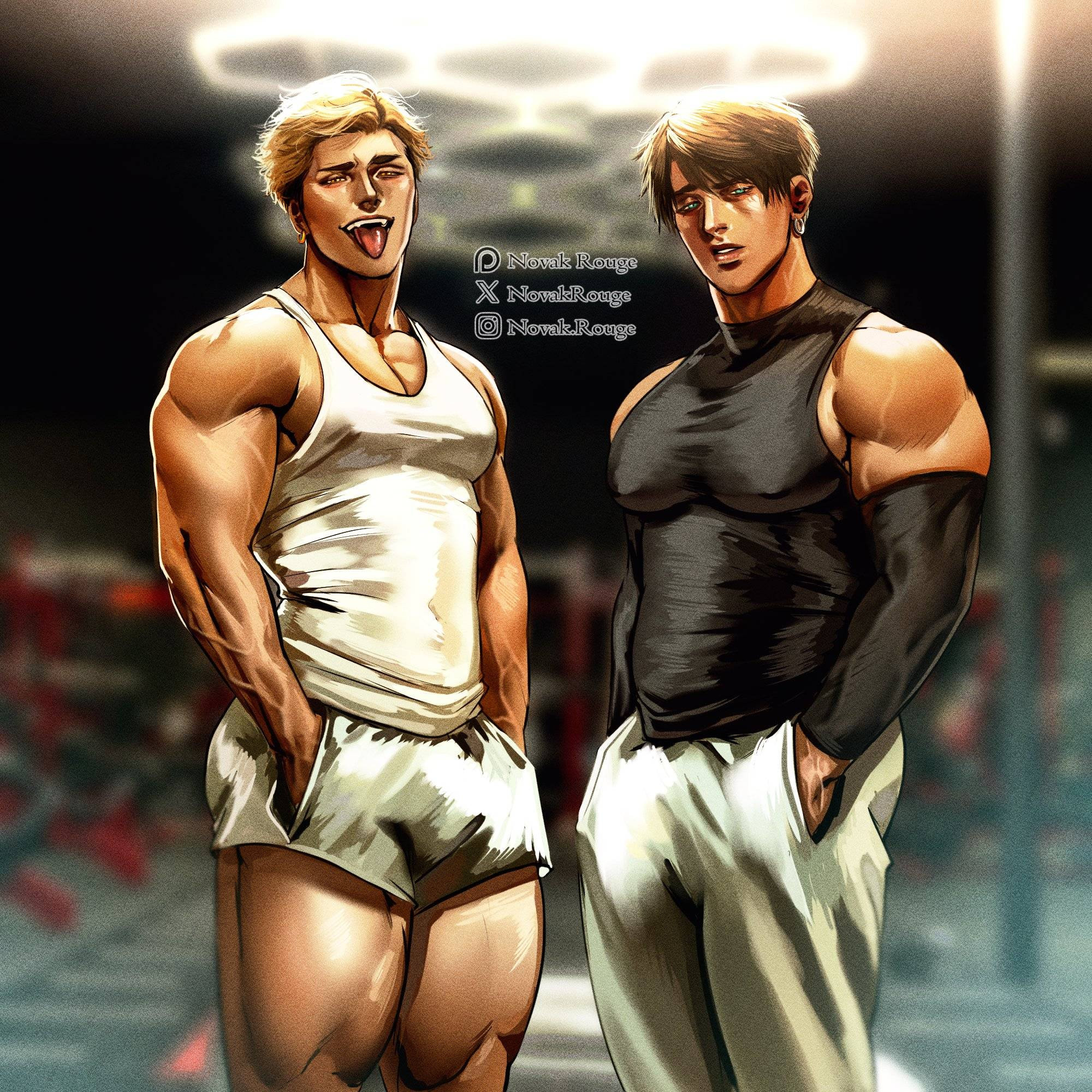 miya twins
thirst trapping
at a gym