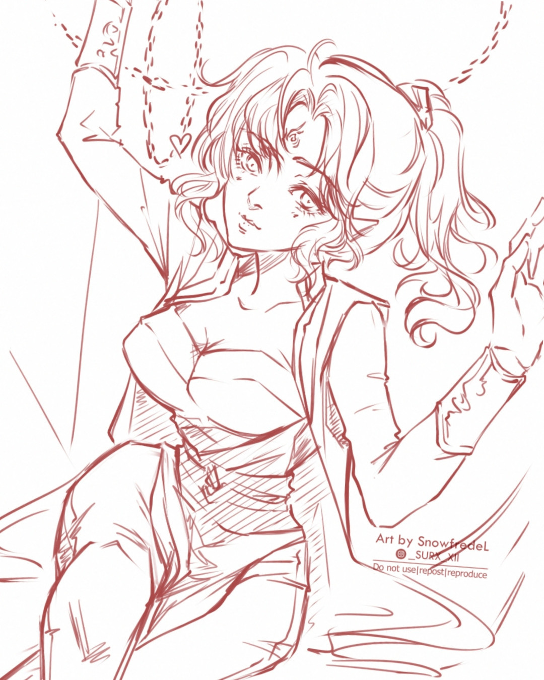 Luo binghe in female version sketch