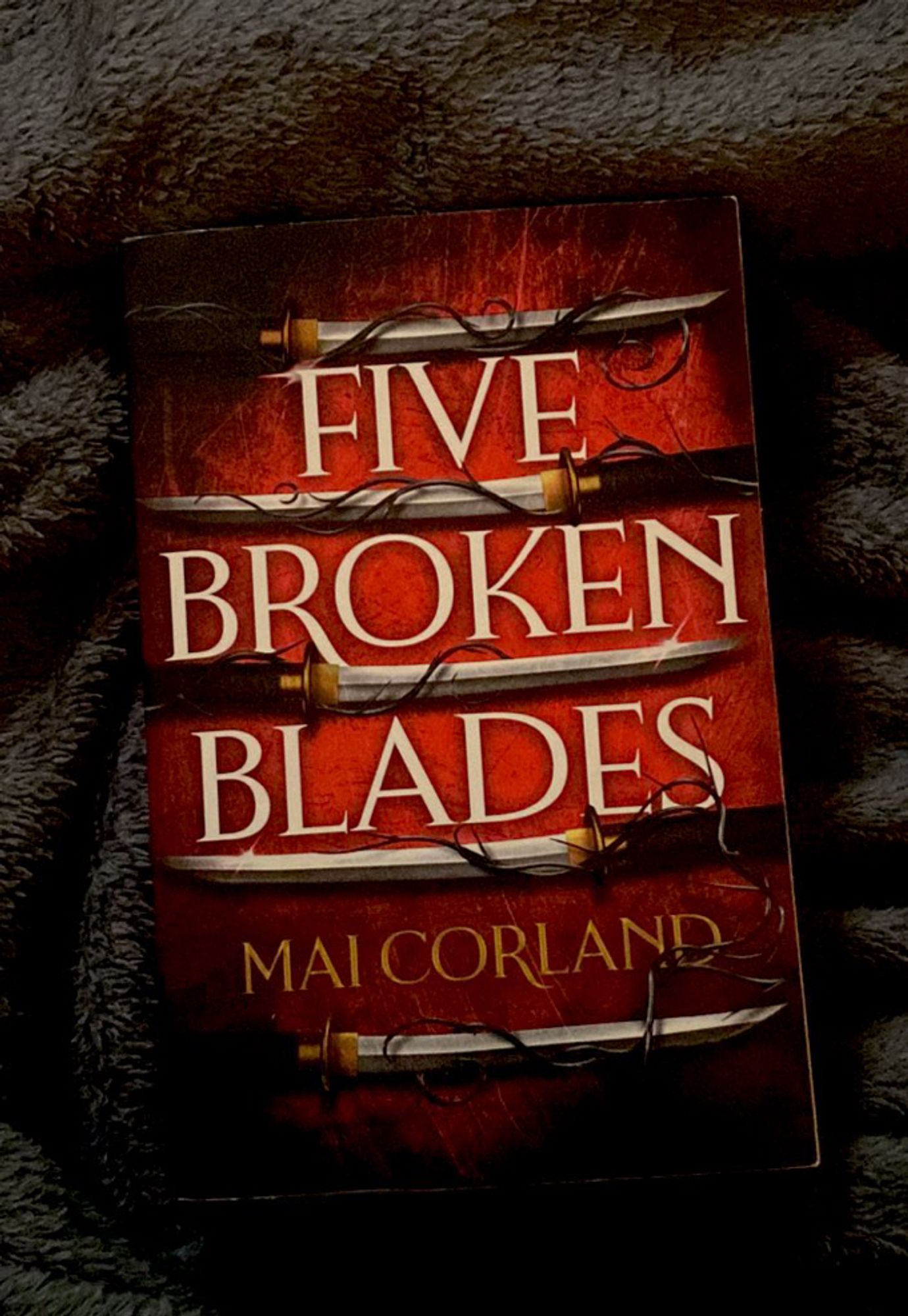 Five broken blades by Mai Corland