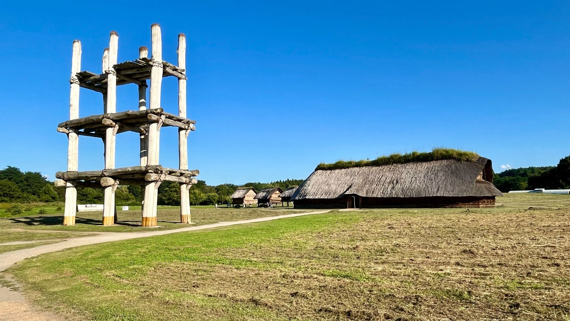 The Sannai-Maruyama Site, an active archeological dig, recreated village, and museum of the Jōmon culture (14000-300 BCE)