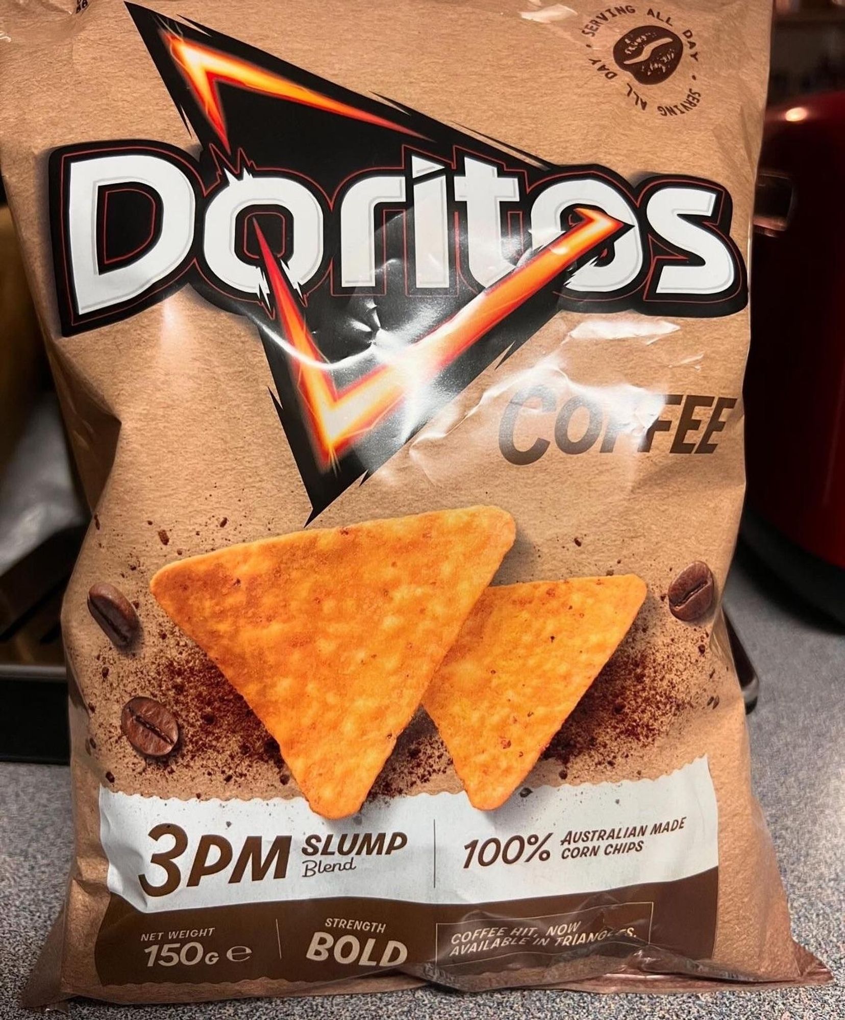 Coffee flavored Doritos????