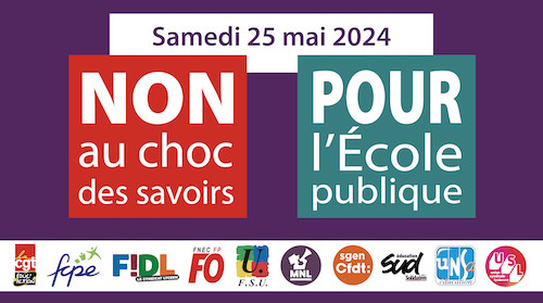 appel intersyndical à la mobilisation le samedi 25 mai