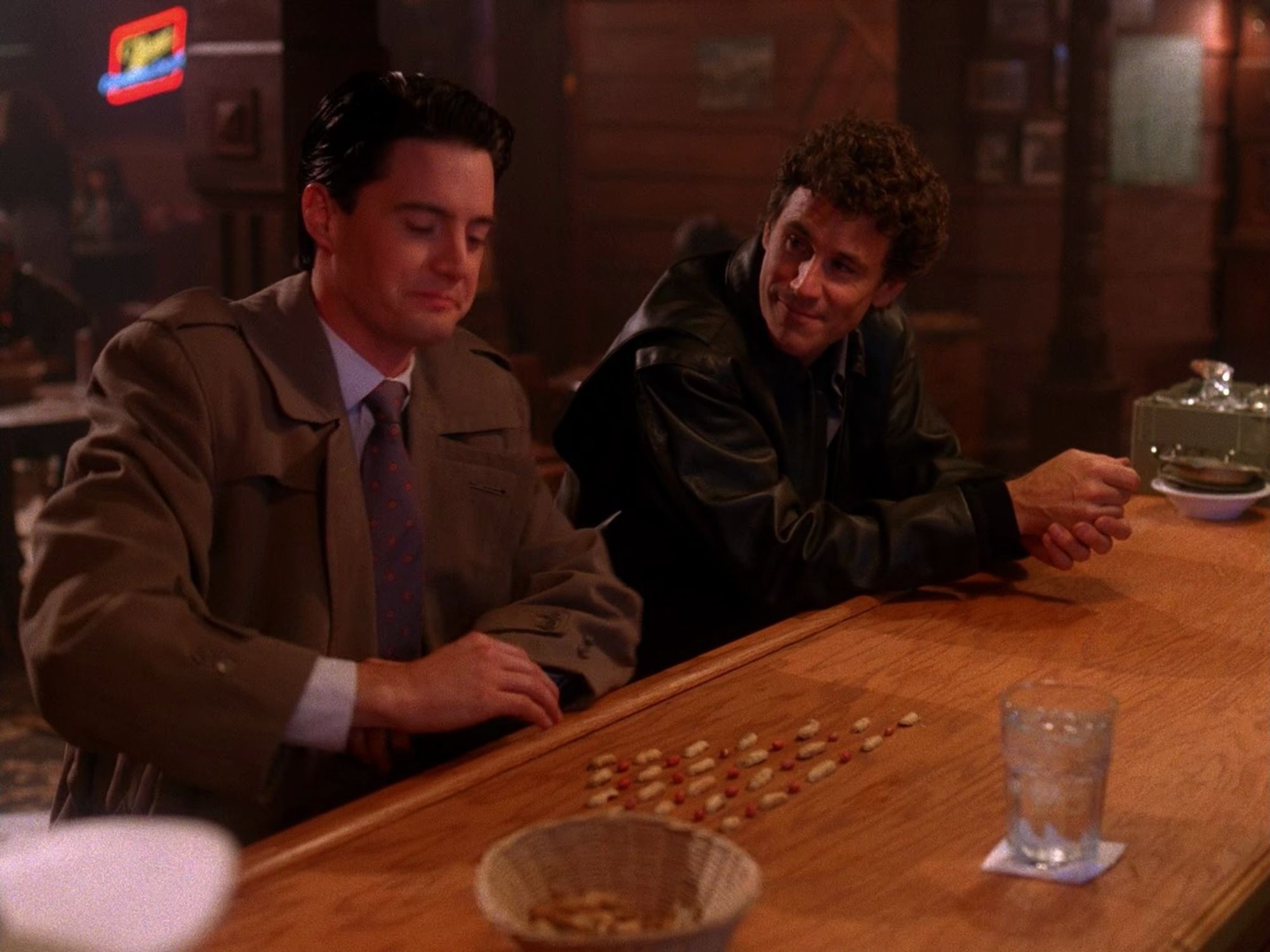 Agent Cooper and Truman. Twin Peaks S02E04 - Laura's Secret Diary.