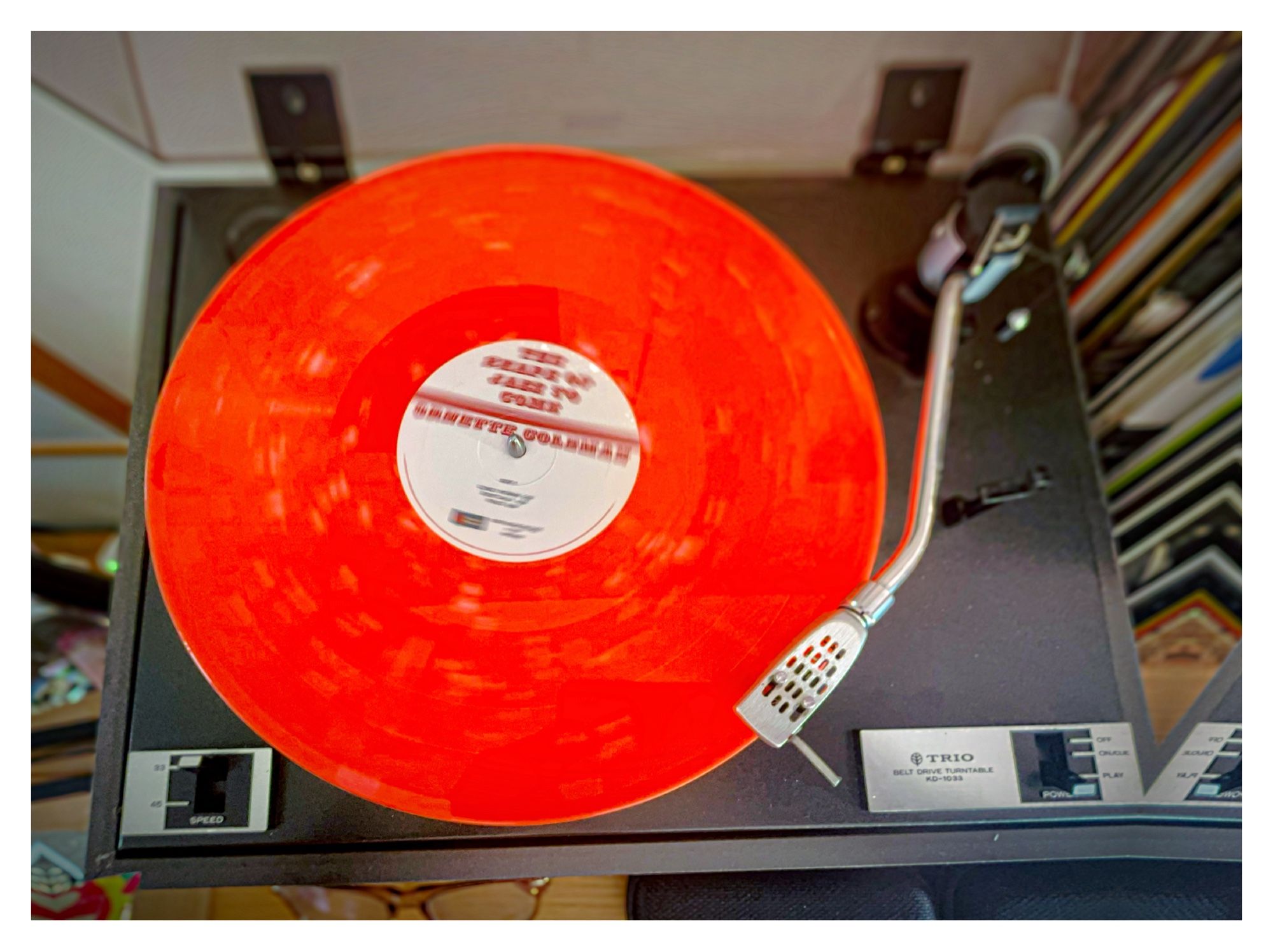 Ornette Colman, shape of things to come in orange splattered vinyl