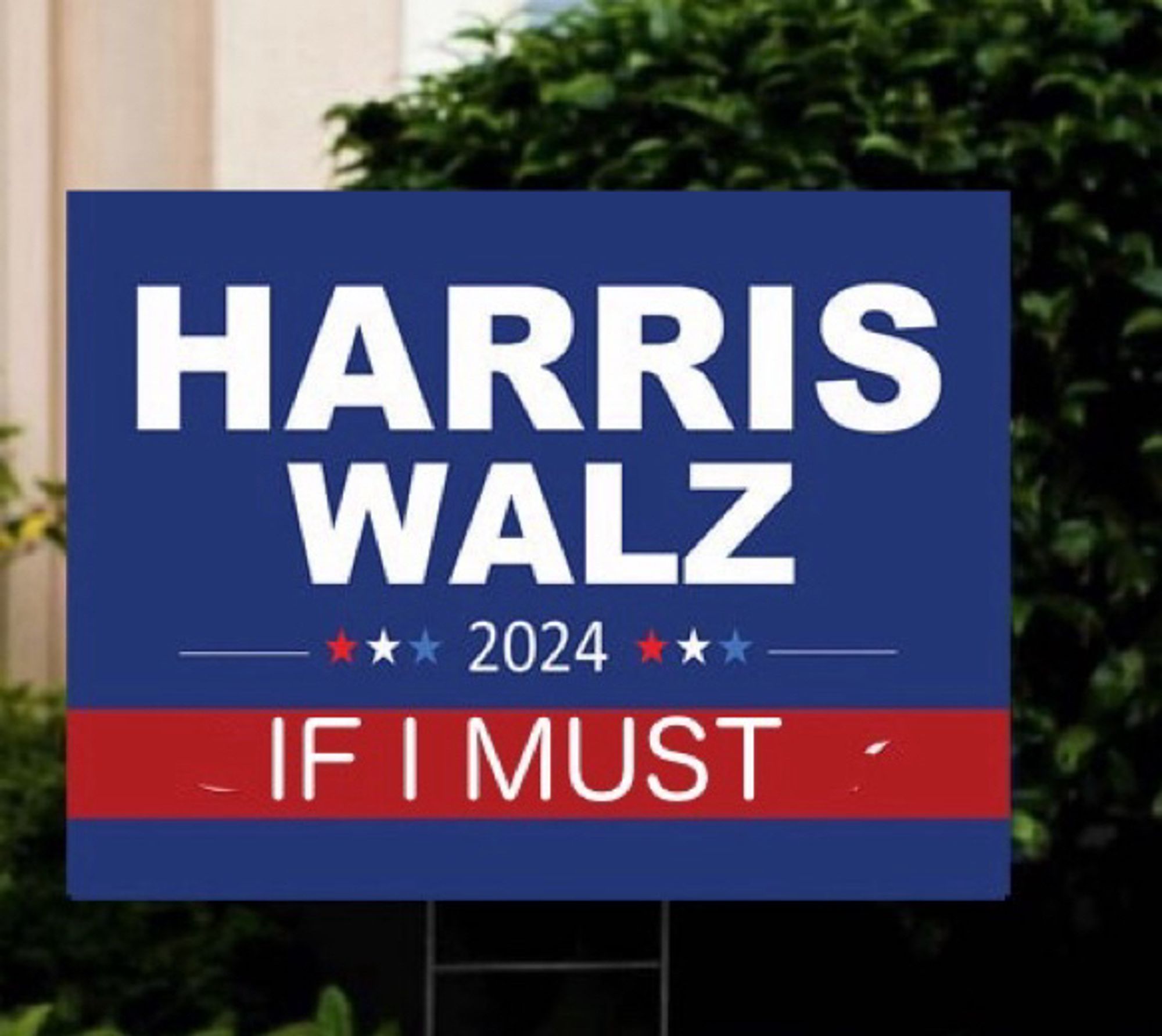 HARRIS WALZ
-*** 2024 ***
IF I MUST