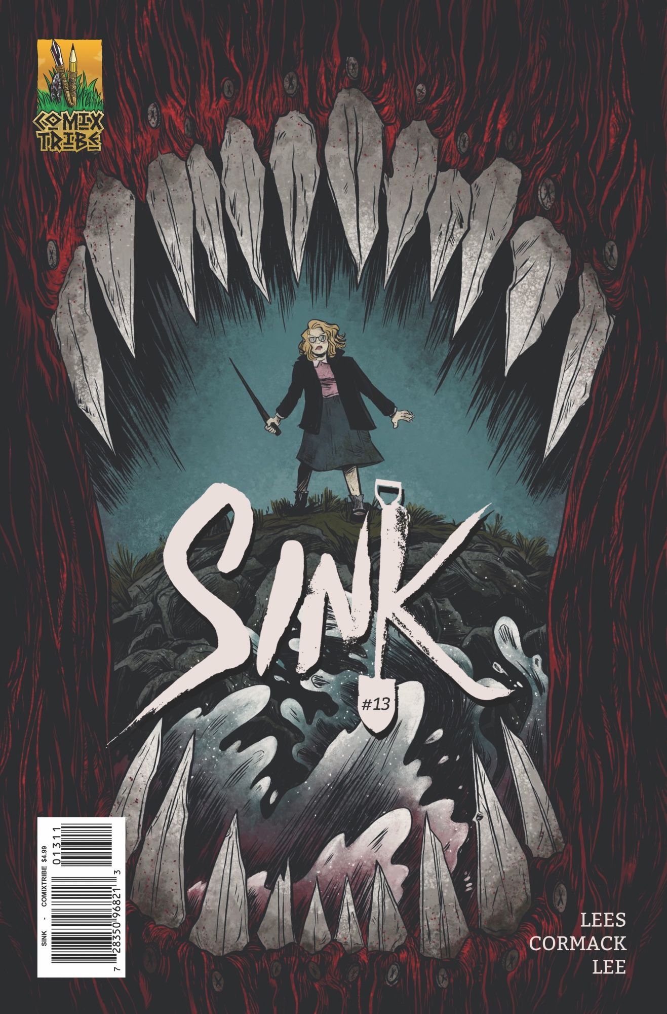 SINK #13 cover B by Sally Cantirino.