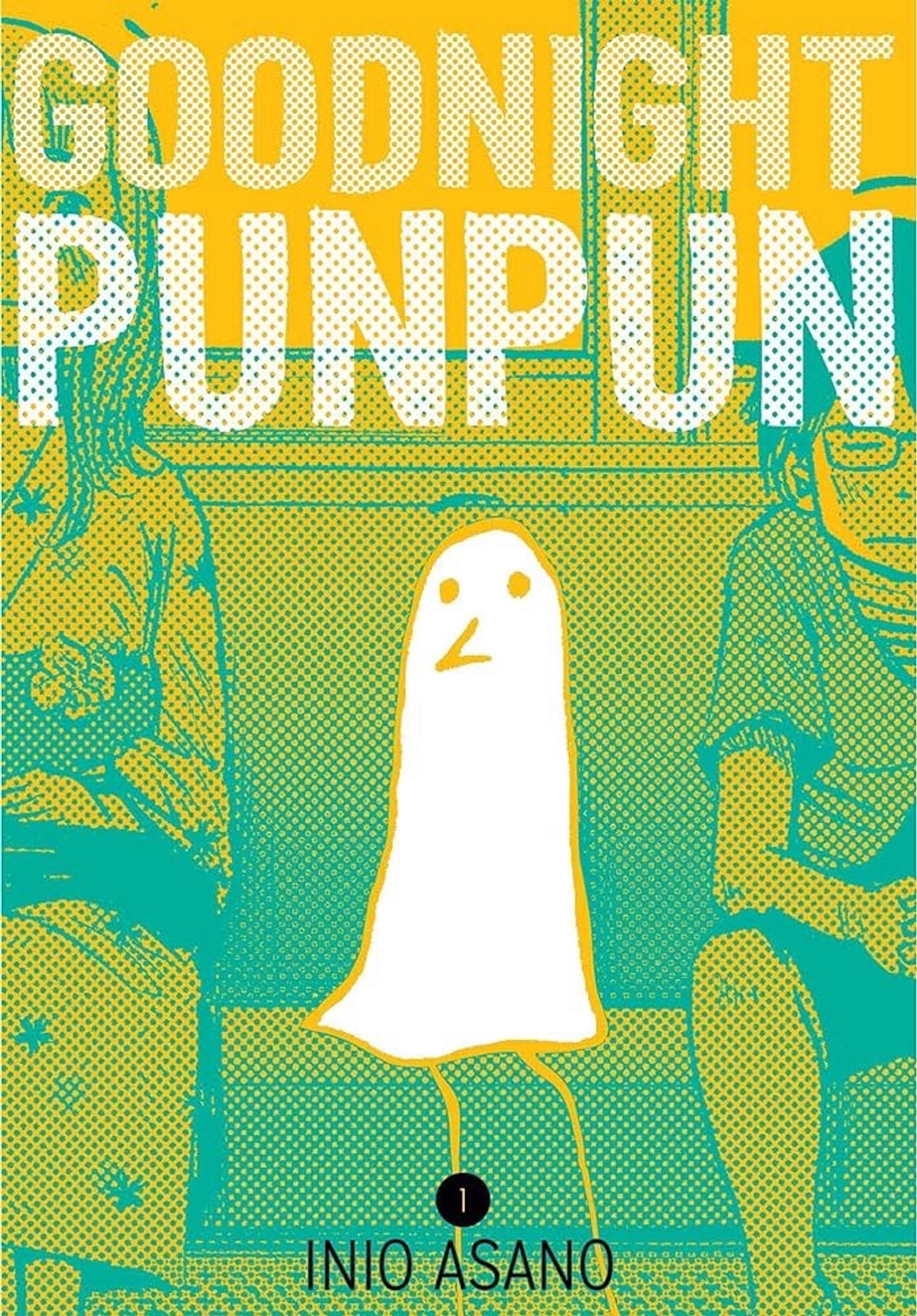 This is a photo of the front page of a manga called Goodnight Punpun and is Volume 1. The author is called Inio Asano.