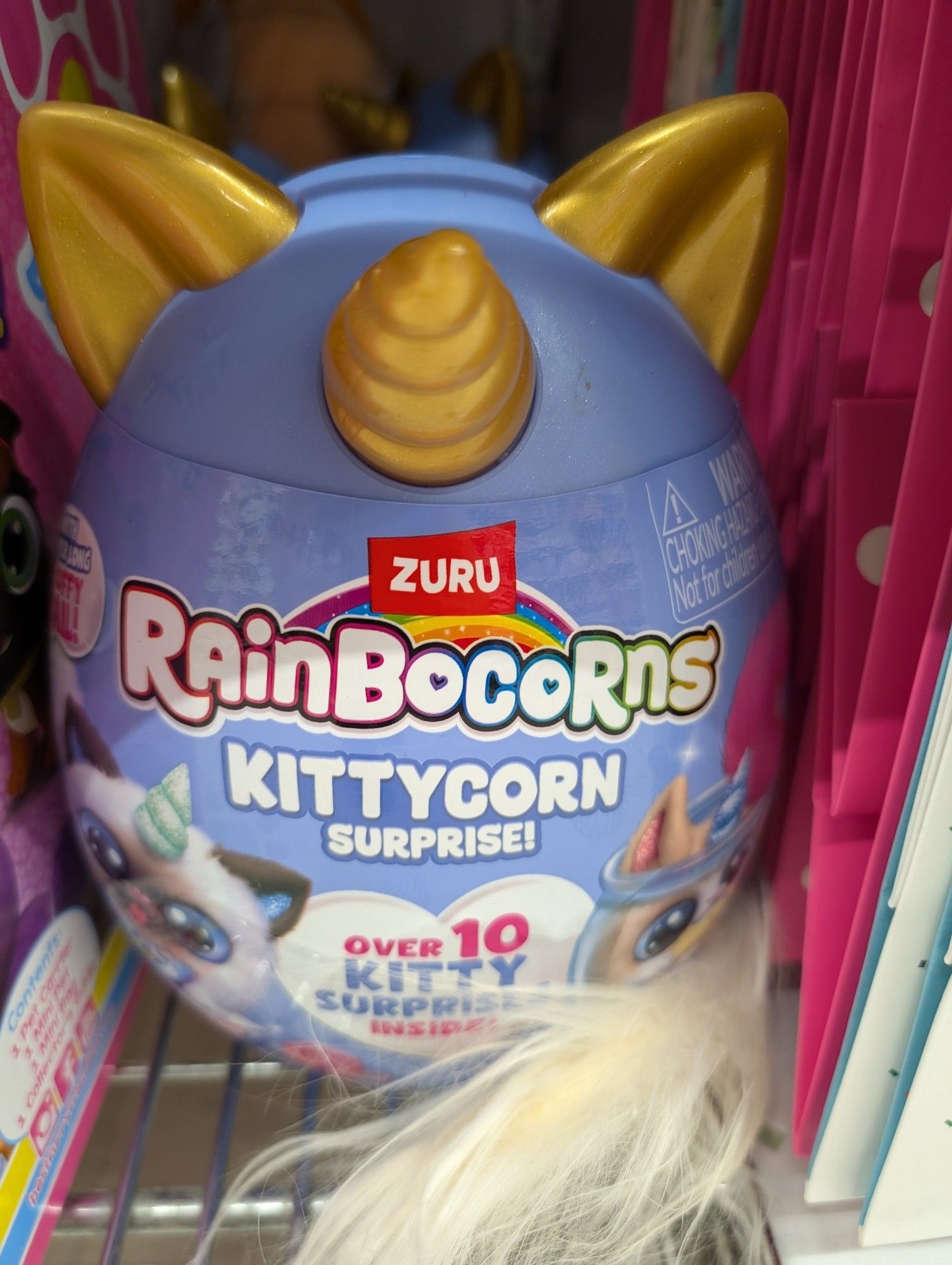 A child's toy called "Rainbocorns: Kittycorn Surprise!"