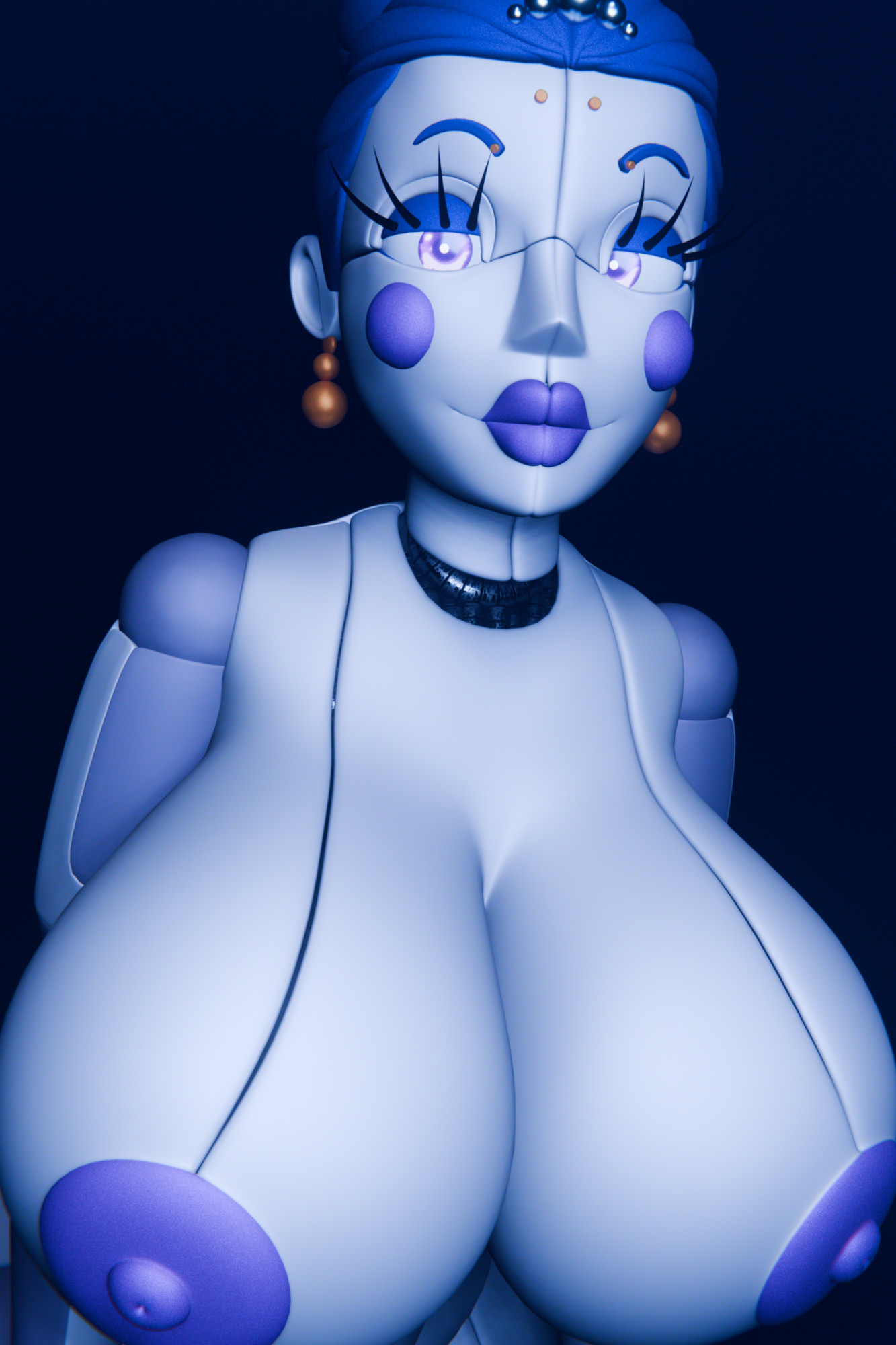 Ballora from Five Nights at Freddy's: Sister Location with huge tits