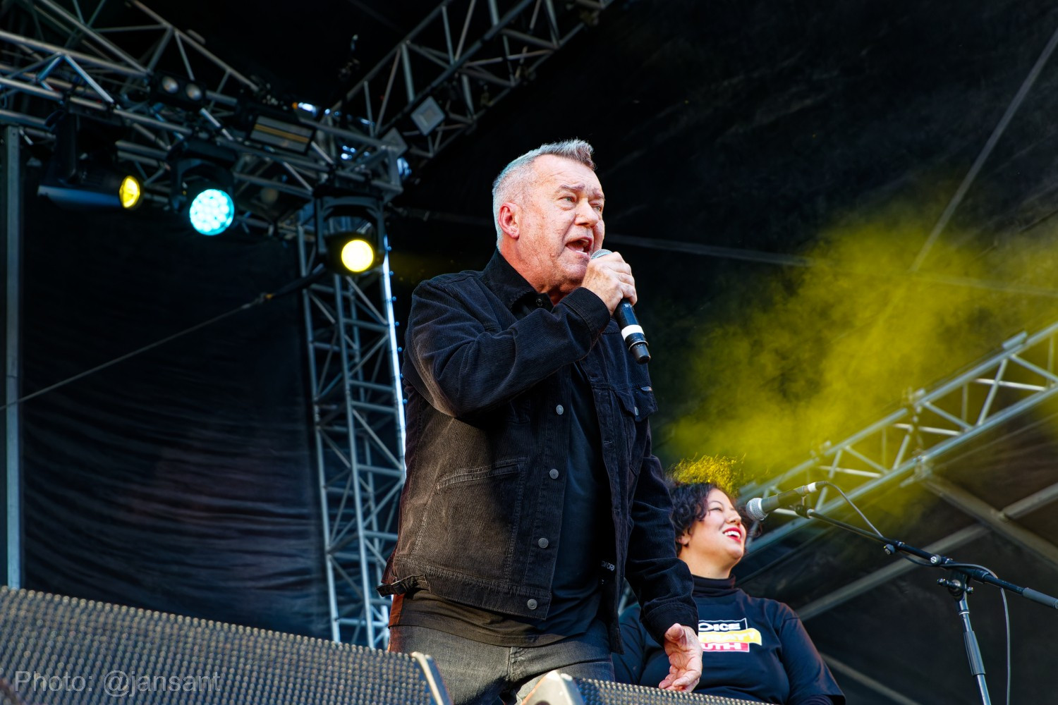 Jimmy Barnes at Briggs' #Yes23 #VoiceToParliament show at Shepparton. #auspol