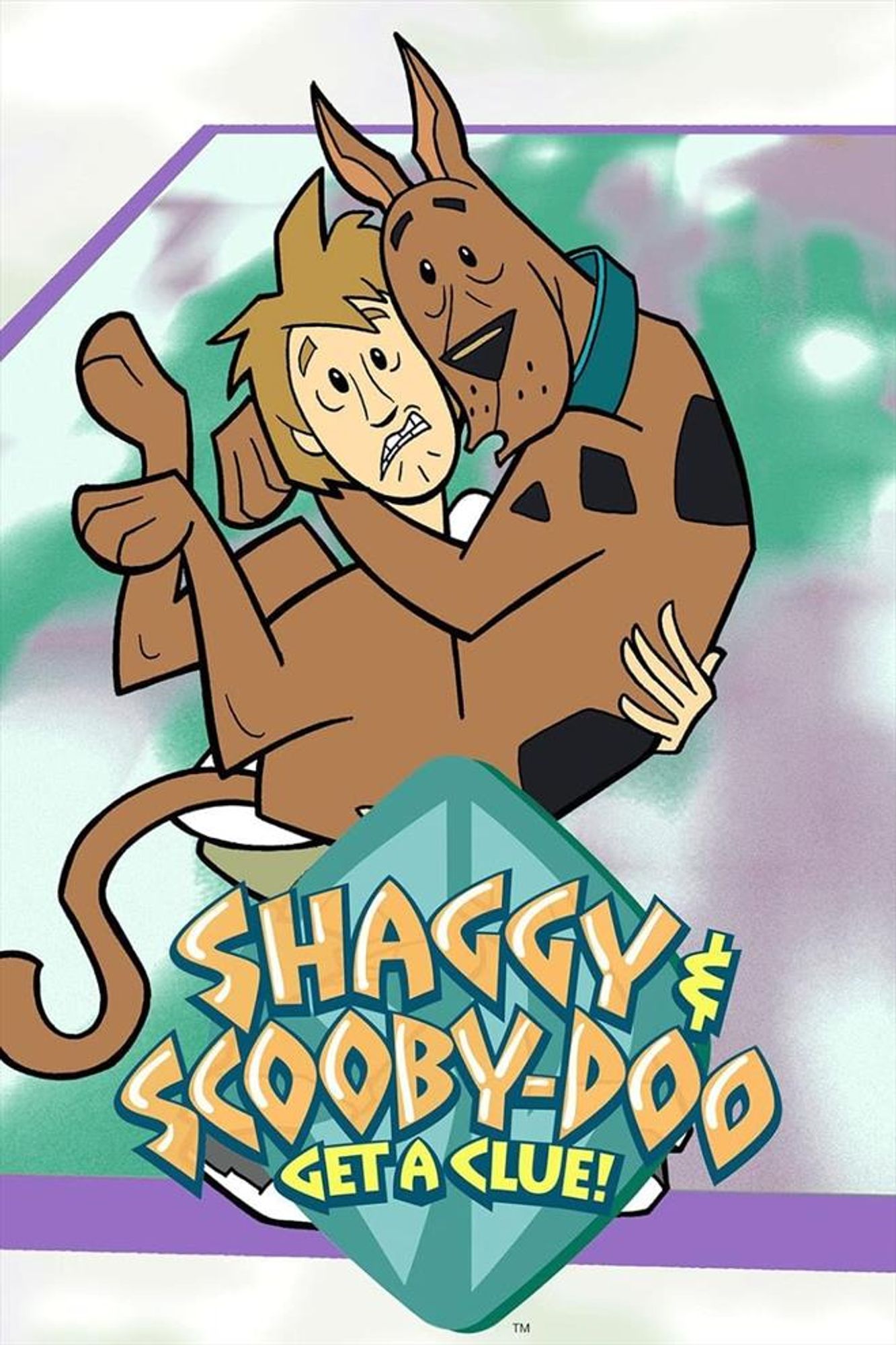 A vertical poster for the "Shaggy and Scooby-Doo Get A Clue!" series