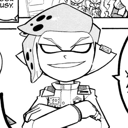 Image of Emperor from the Splatoon Manga.