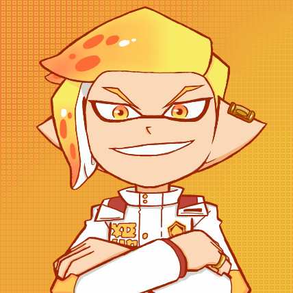 Emperor from the Splatoon Manga, but colorized.