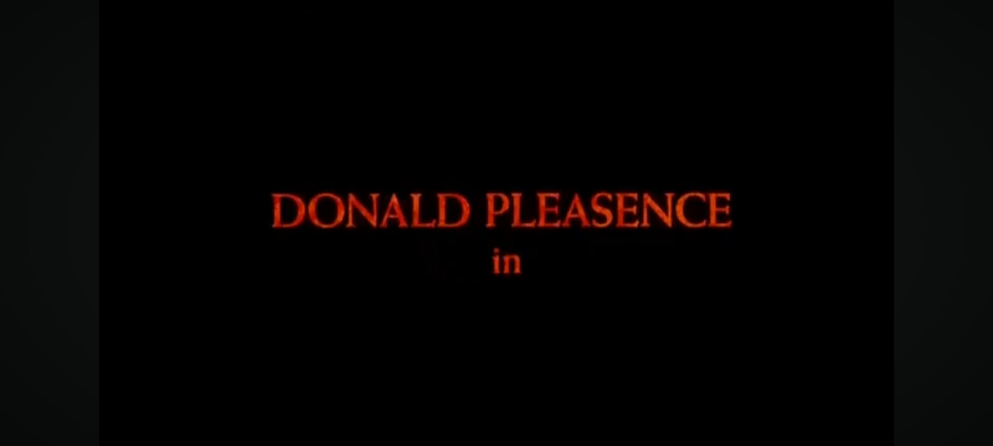 DONALD PLEASENCE
in