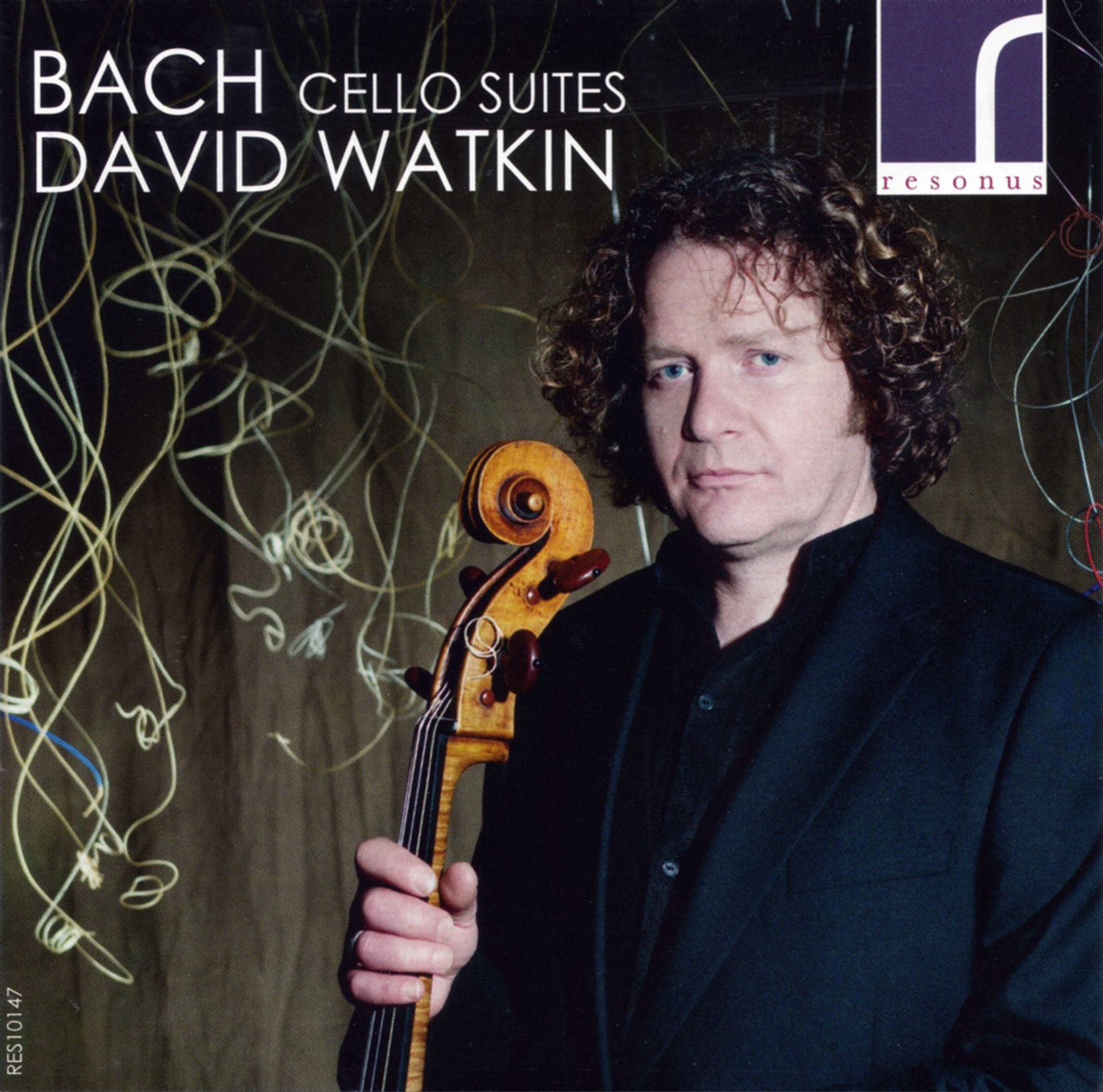 Bach, Cello Suites, David Watkin, CD cover