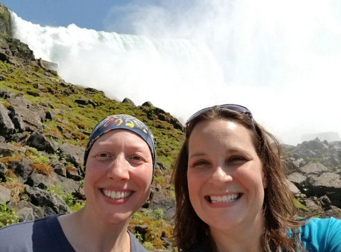 Buffalo Niagara Waterkeeper's Kelly Mayer, Deputy Executive Director of Finance & Operations, alongside Executive Director Jill Jedlicka.