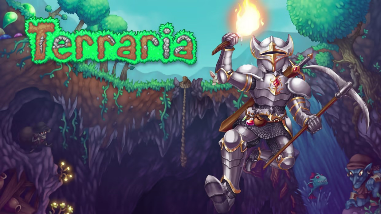 Cover art(?) of Terraria