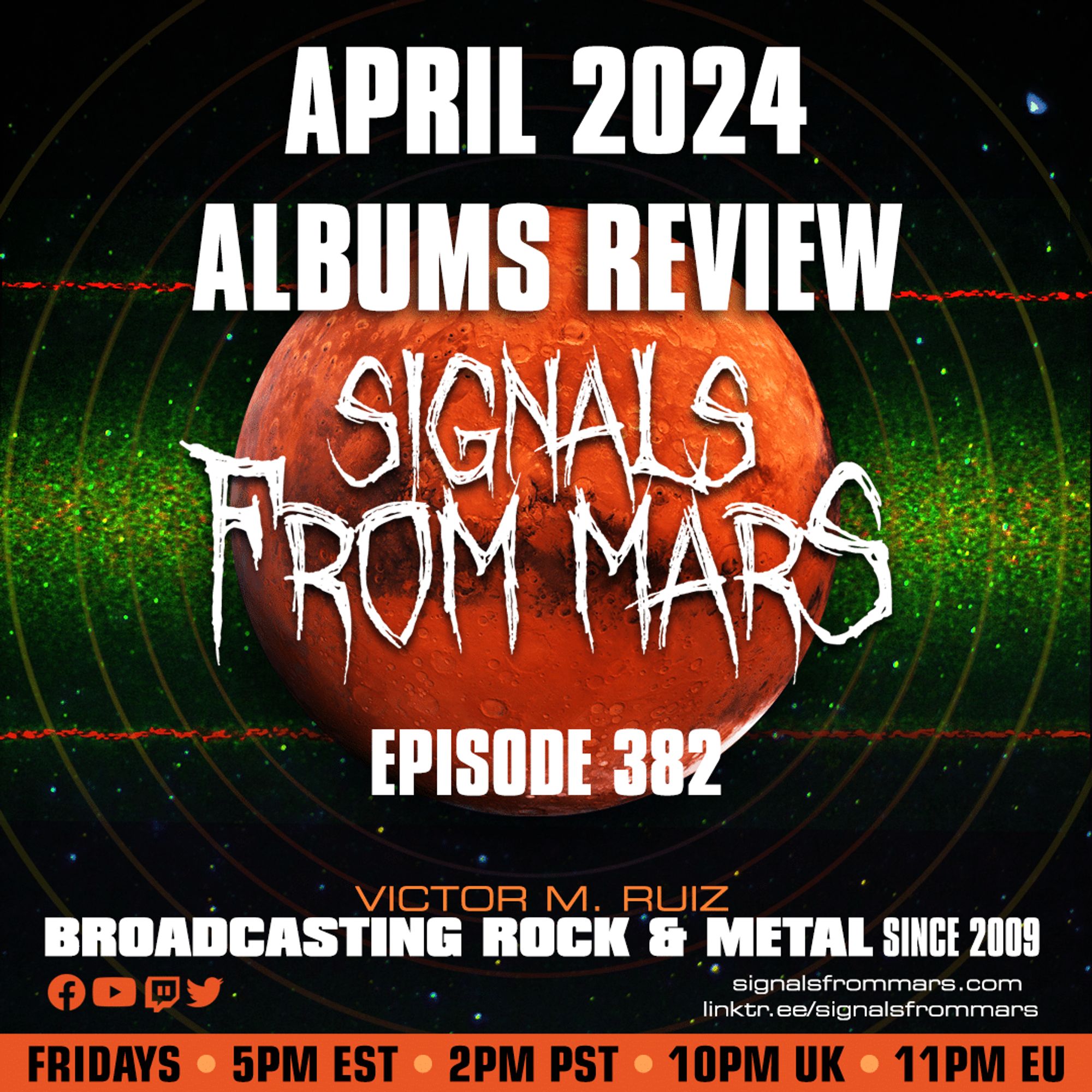 Signals From Mars Episode 382 April 2024 Albums Review Social Media