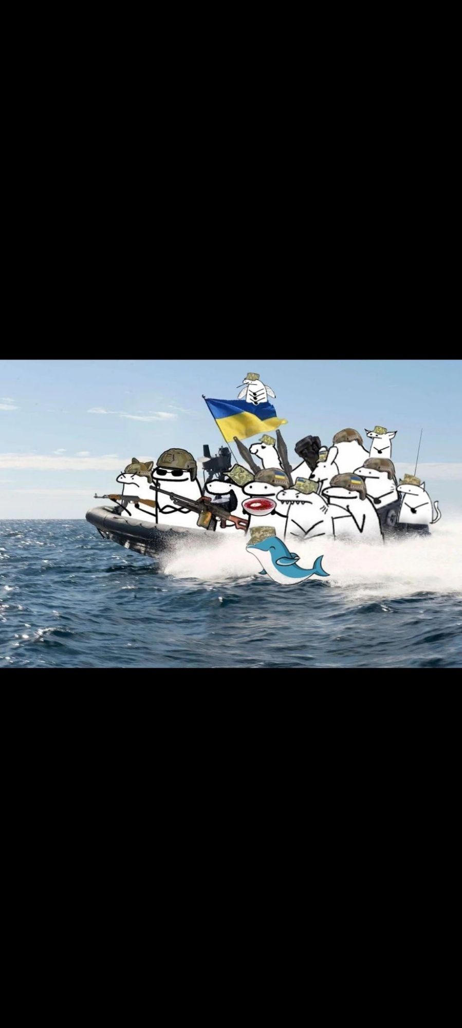 Florks Meme on a boat