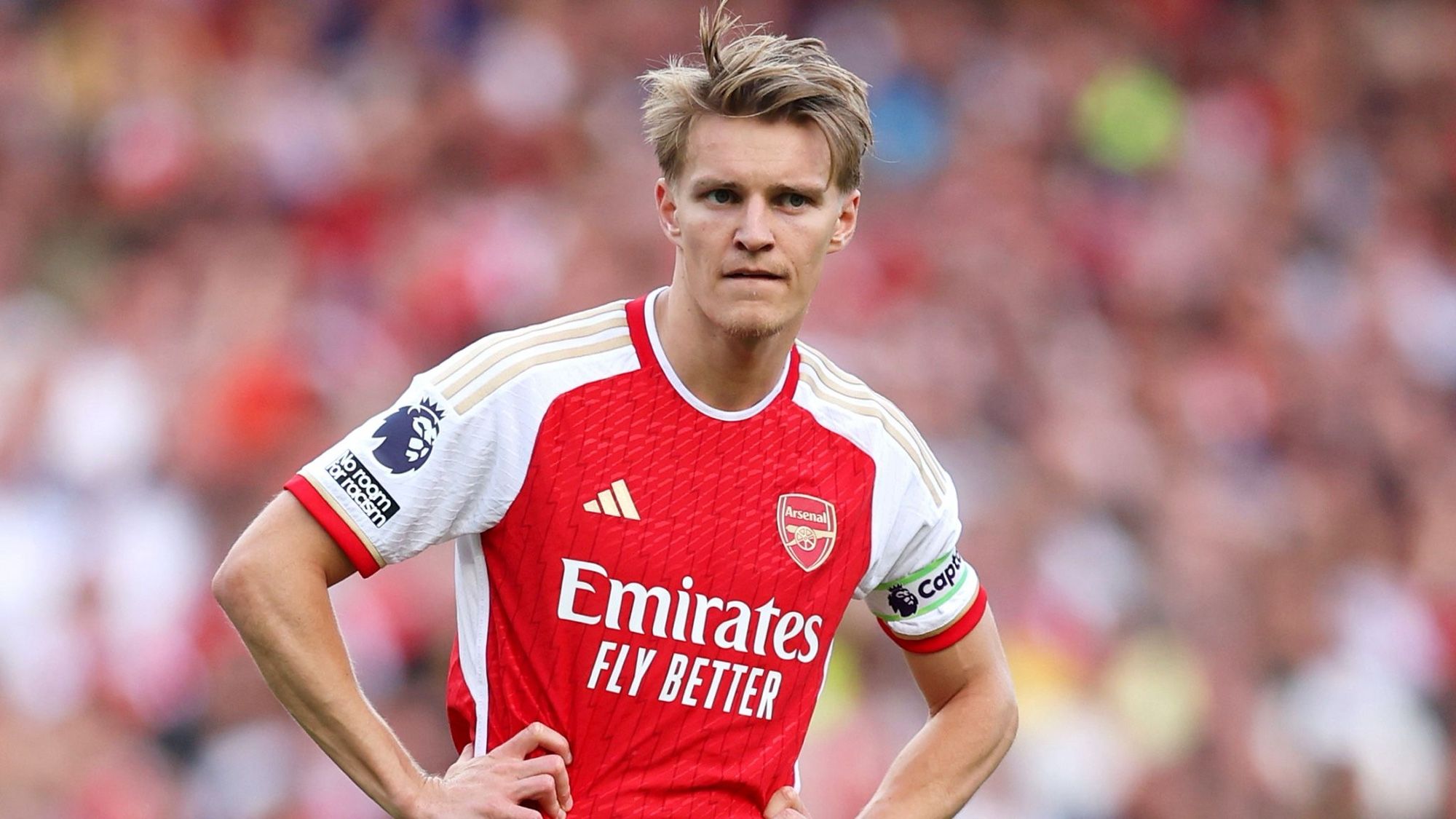 Martin Odegaard suffered an injury the Norway team doctor said would likely take three weeks to heal