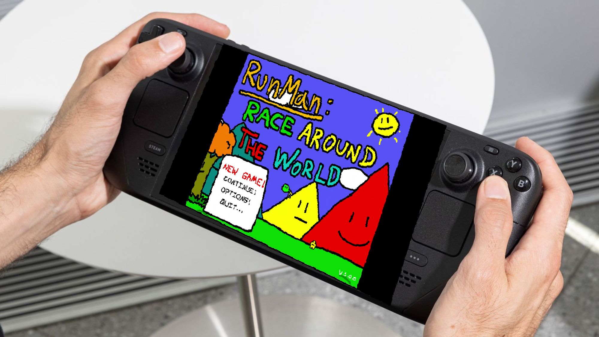 RunMan: Race Around the World on Steam Deck