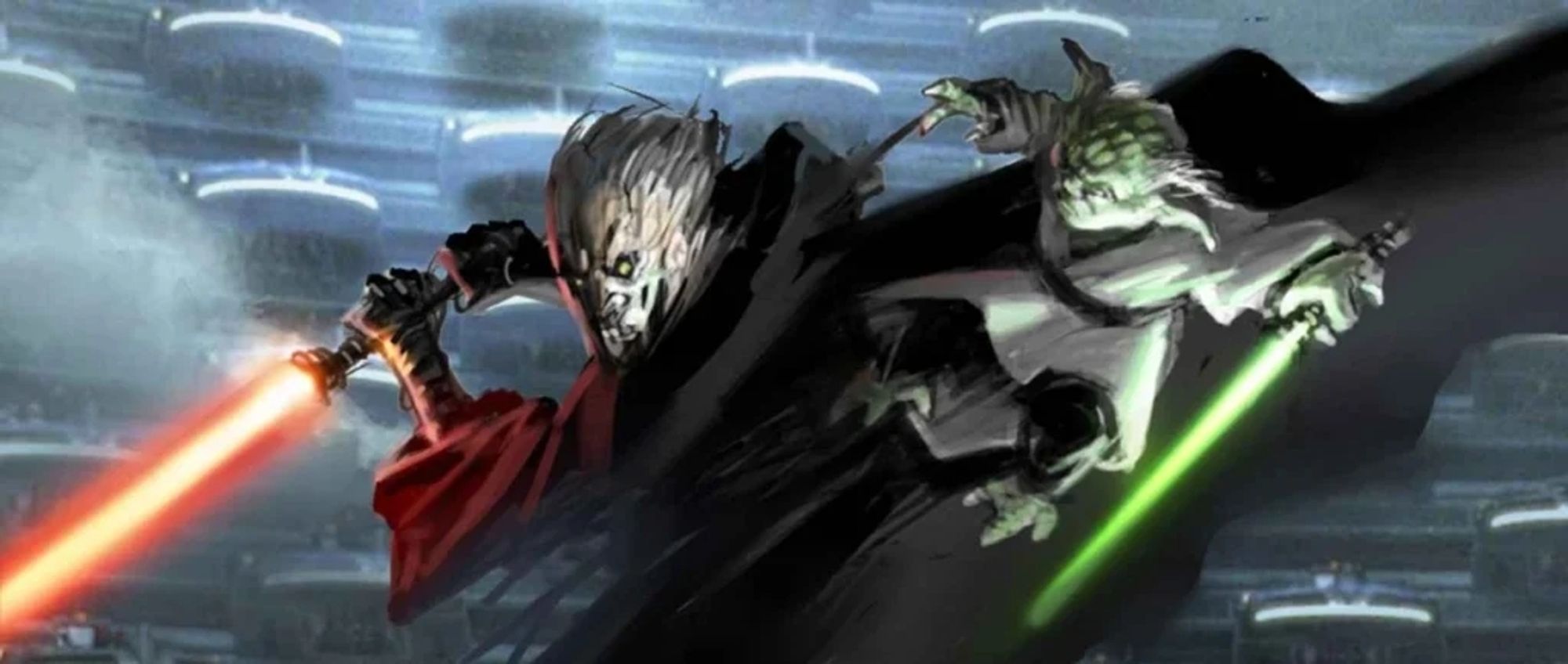 Is it a common consensus that Yoda is a better lightsaber duelist than Darth Sidious?