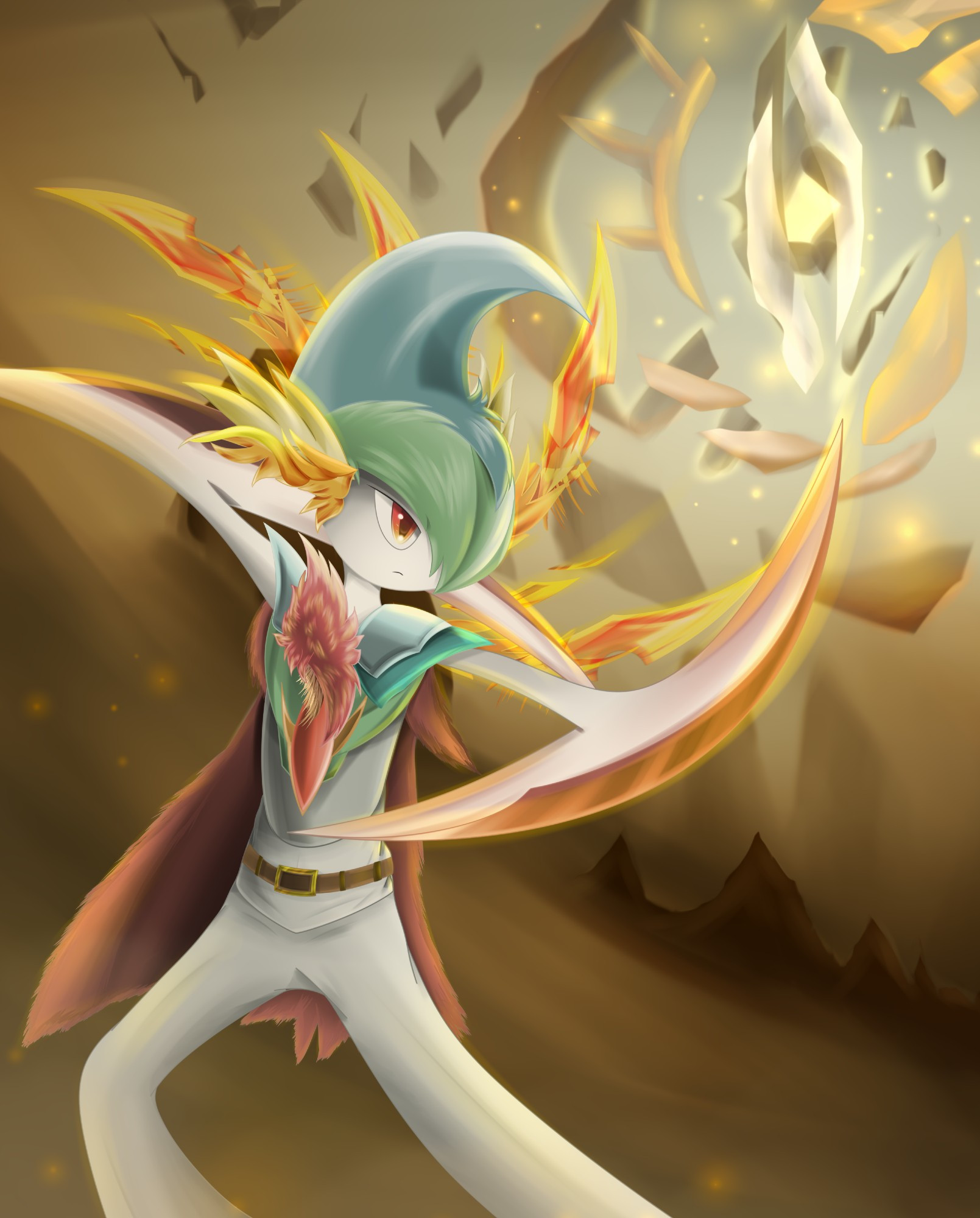 A Rising Champion, The Daybreaker. Inspired by League of Legends!